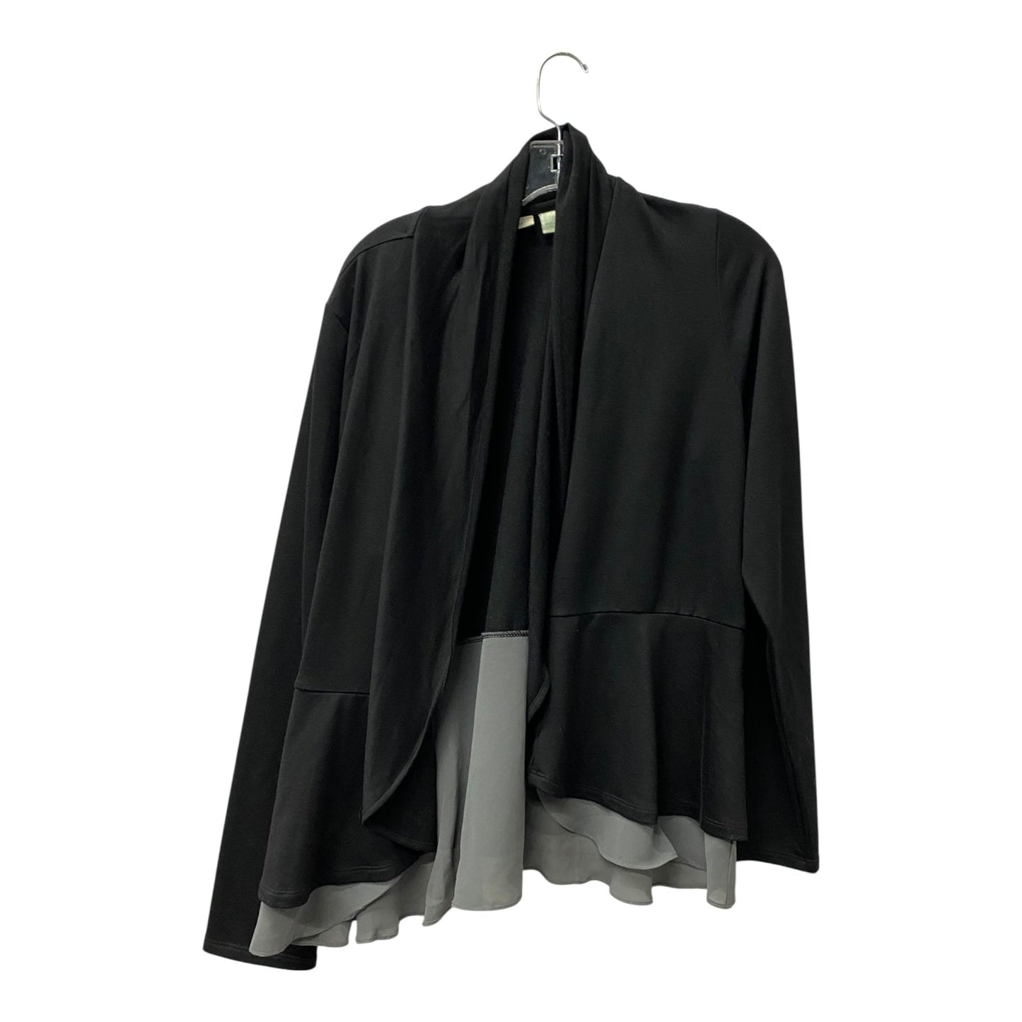 Cardigan By Logo In Black, Size:L
