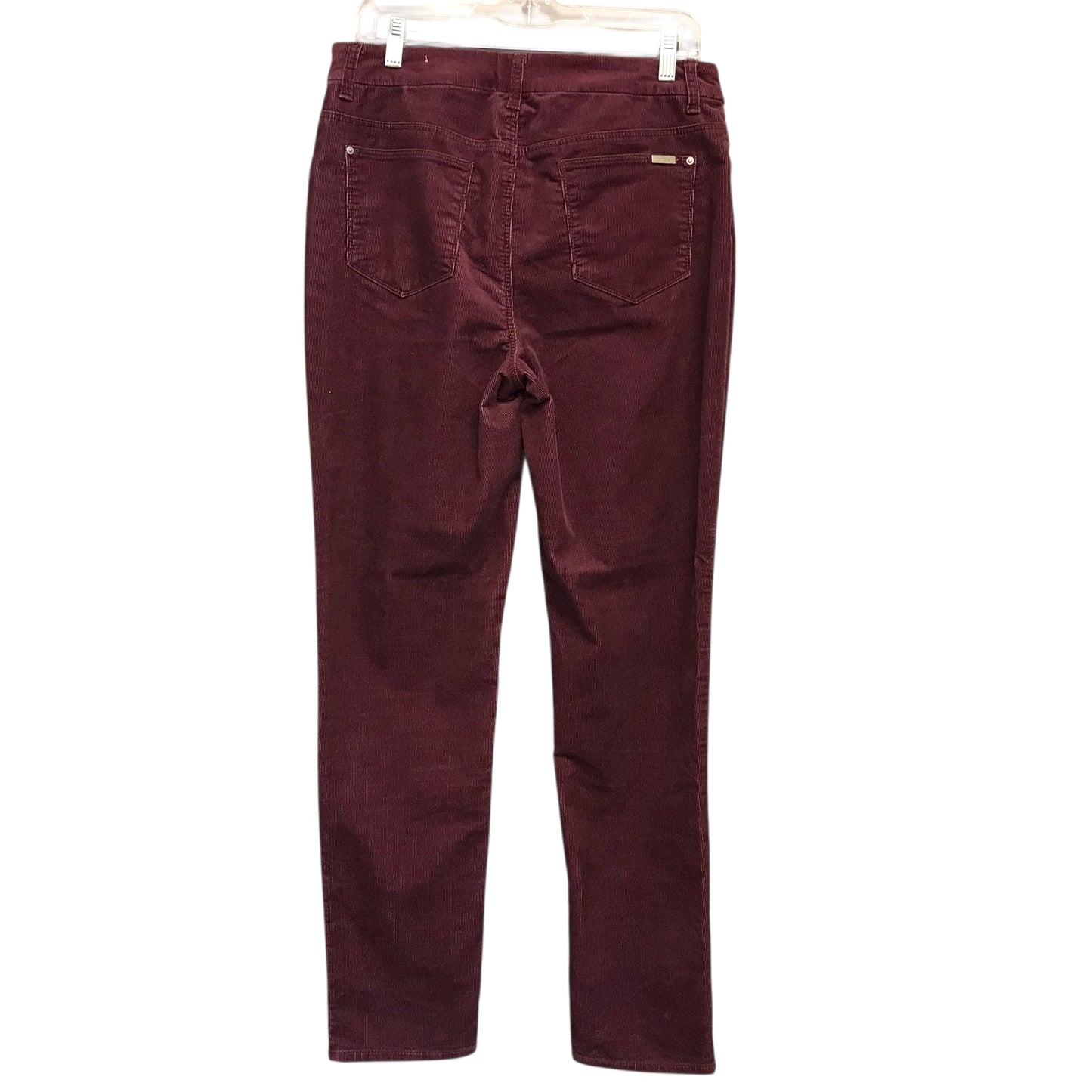 Pants Corduroy By Chicos In Maroon, Size:8