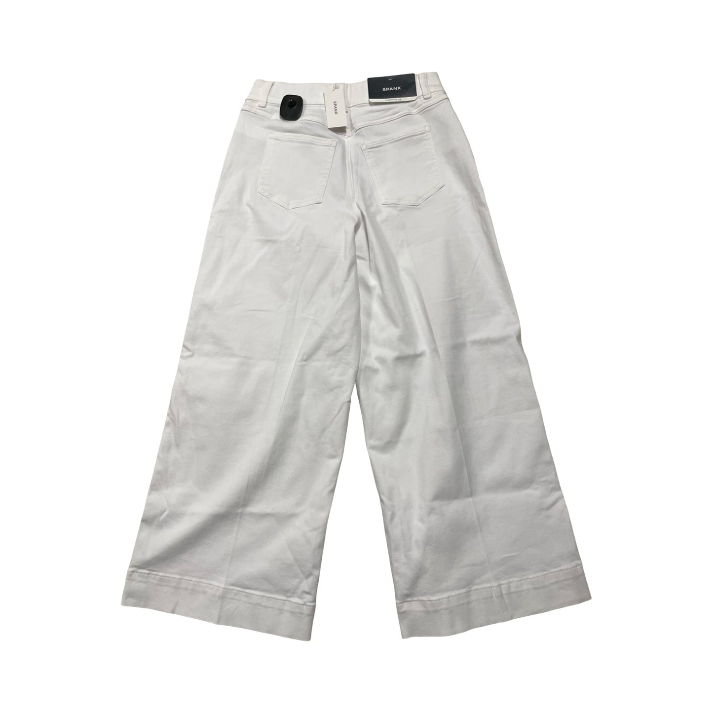 Jeans Wide Leg By Spanx In White Denim, Size:M