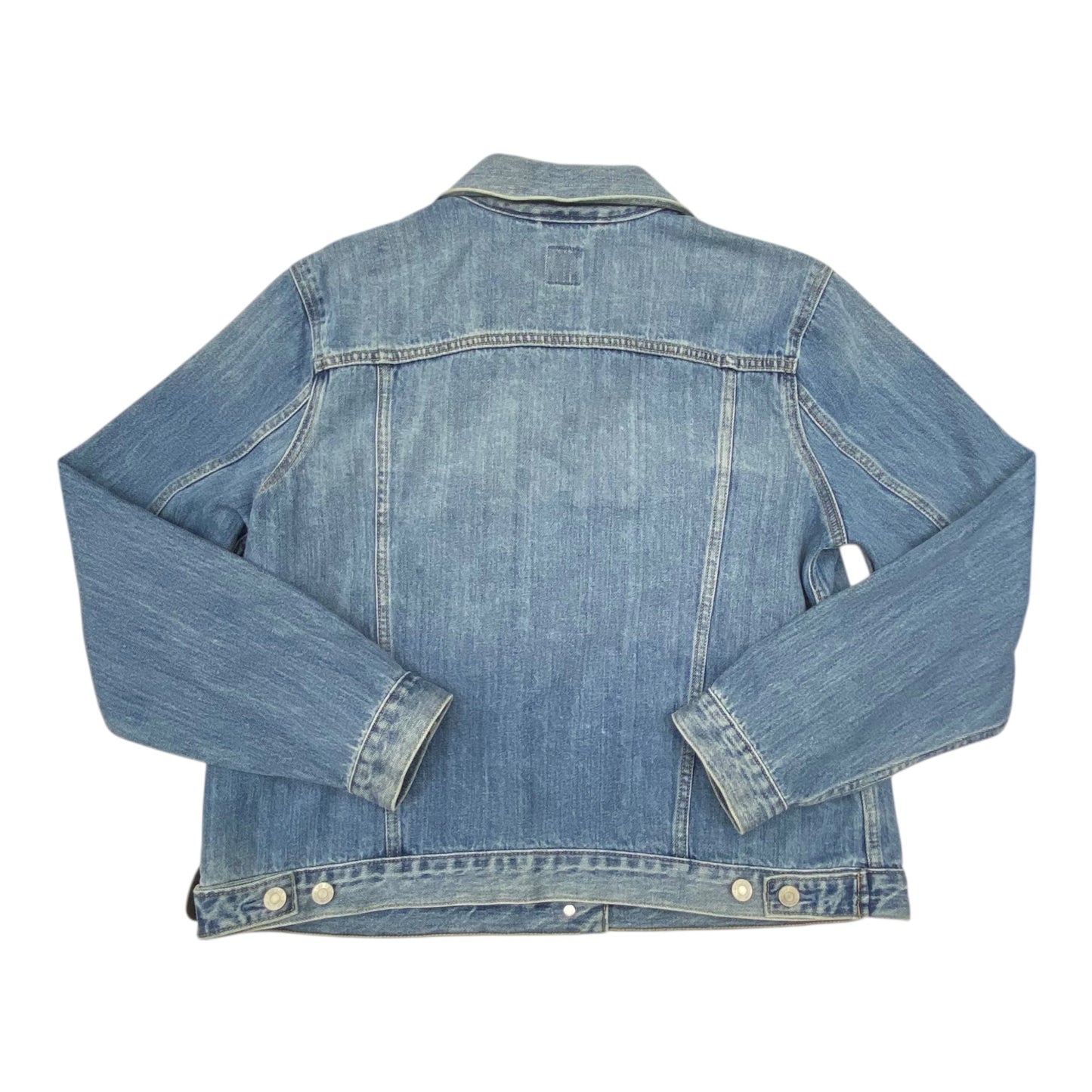 Jacket Denim By Gap In Blue, Size:Xl