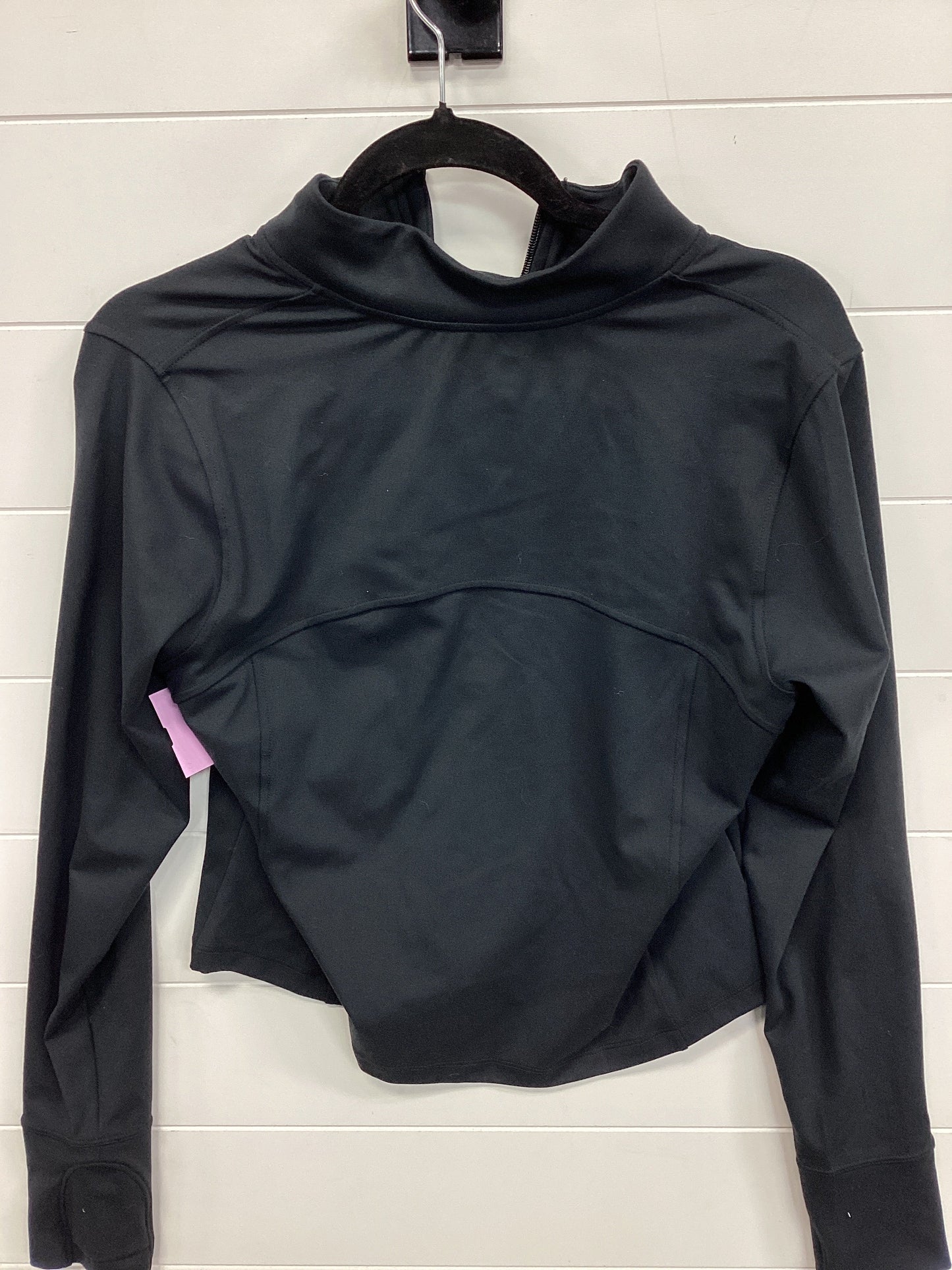 Athletic Top Ls Collar By All In Motion In Black, Size:L