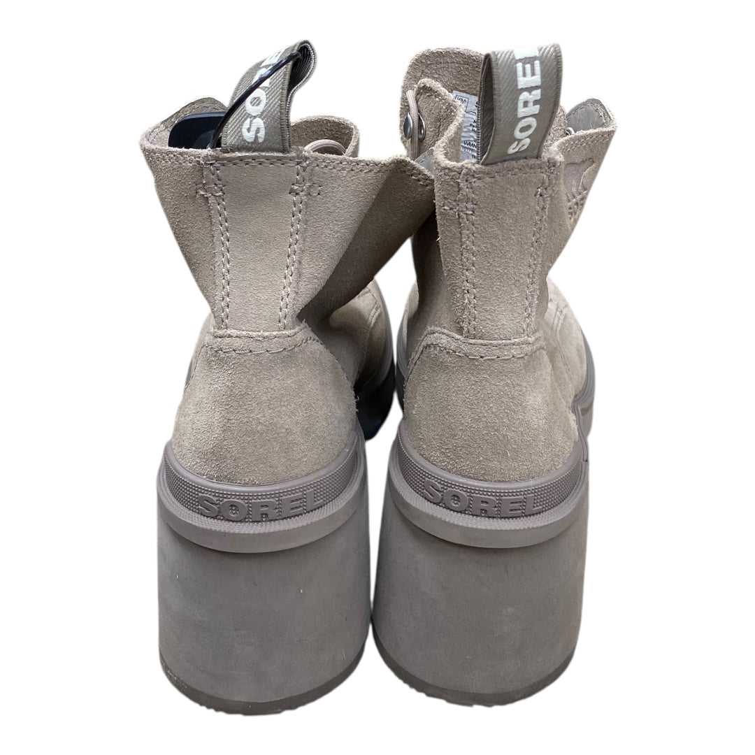 Boots Designer By Sorel In Taupe, Size:7