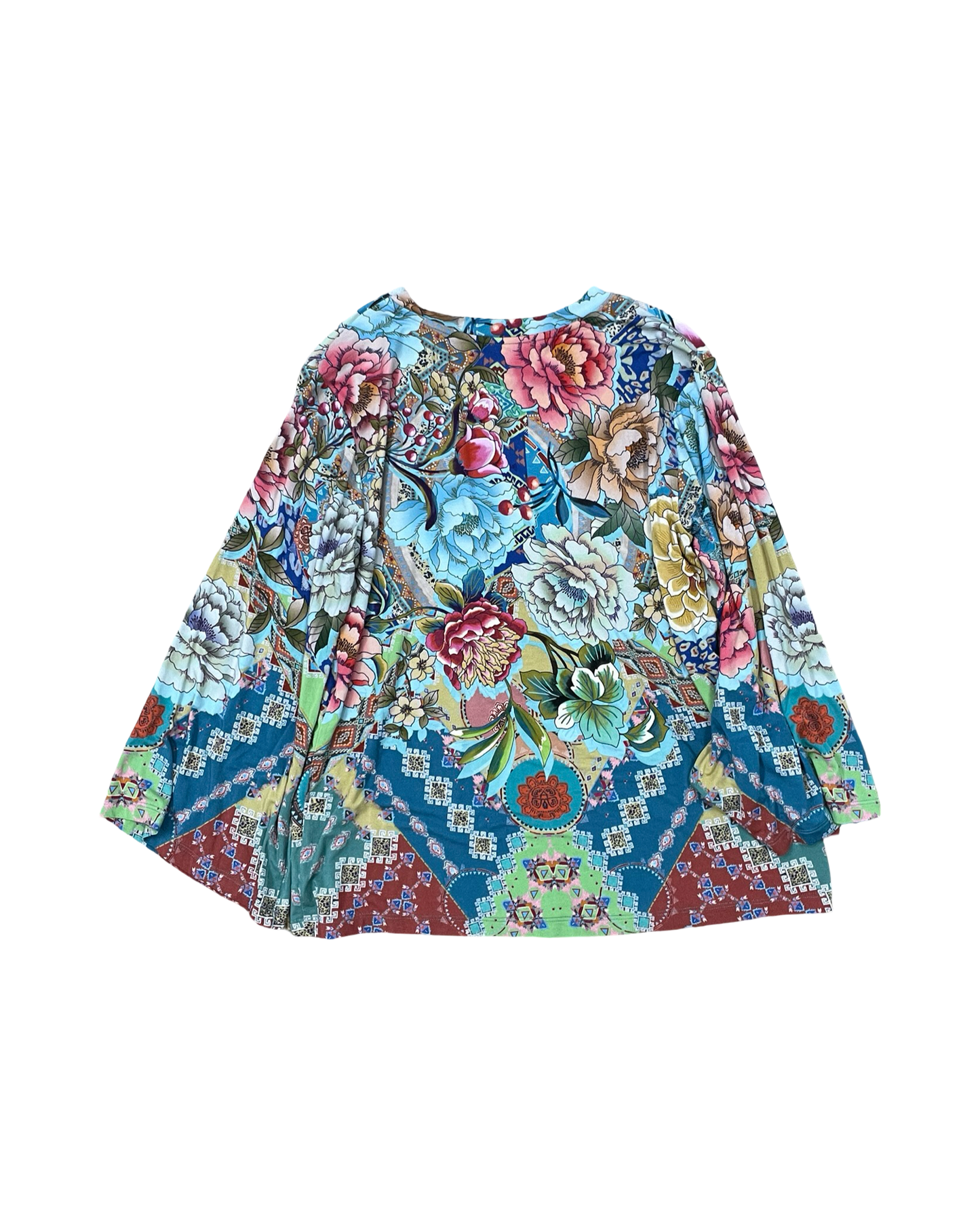 Top Ls By Johnny Was In Blue & Pink, Size:S