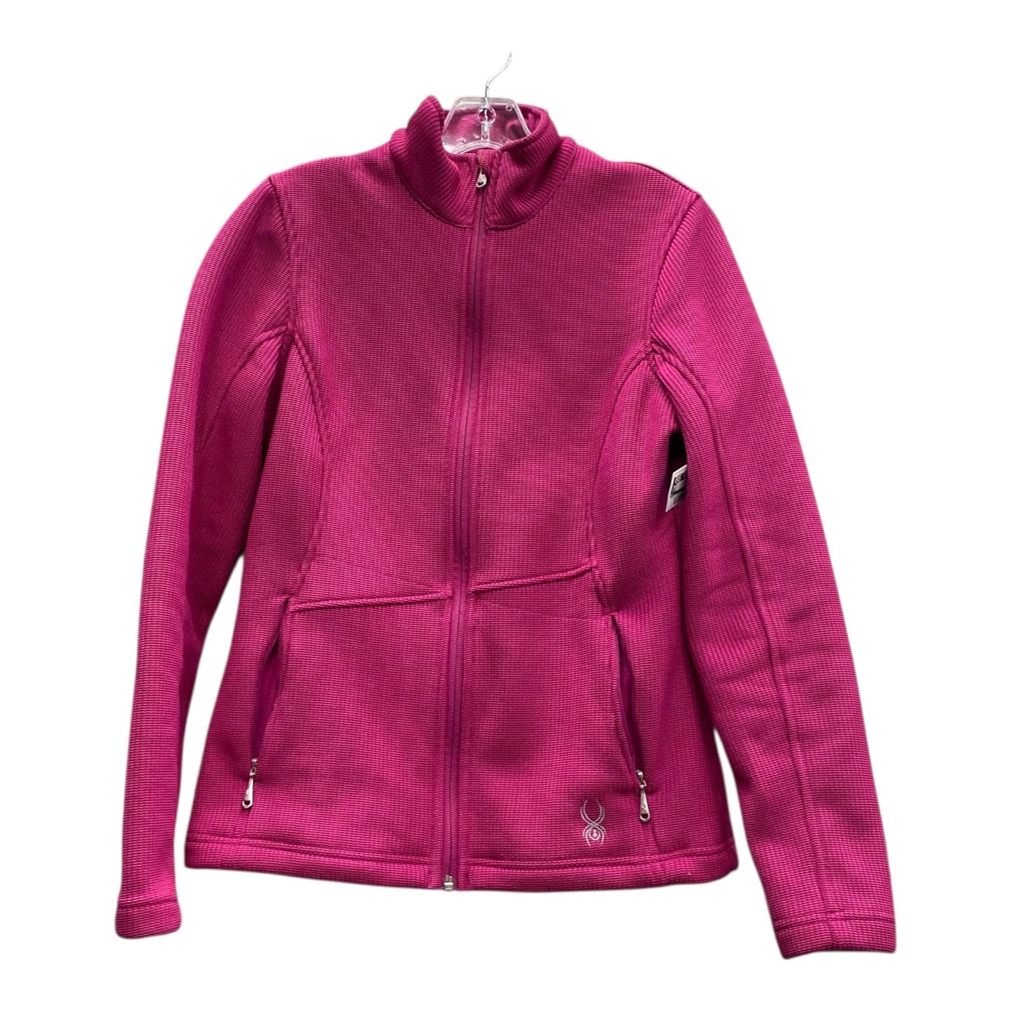 Athletic Jacket By Spyder In Pink, Size:M