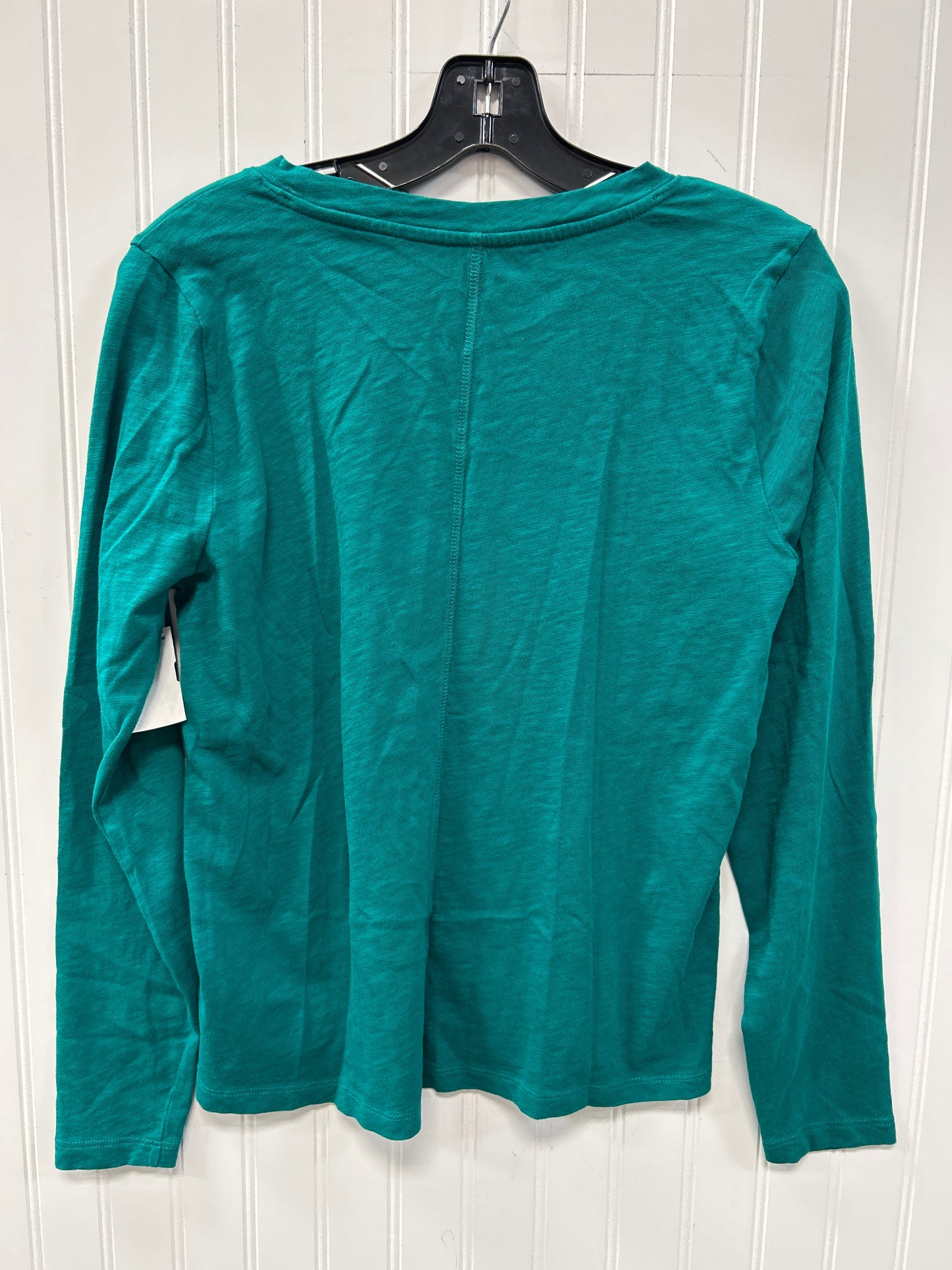 Top Ls Basic By J. Crew In Green, Size:M