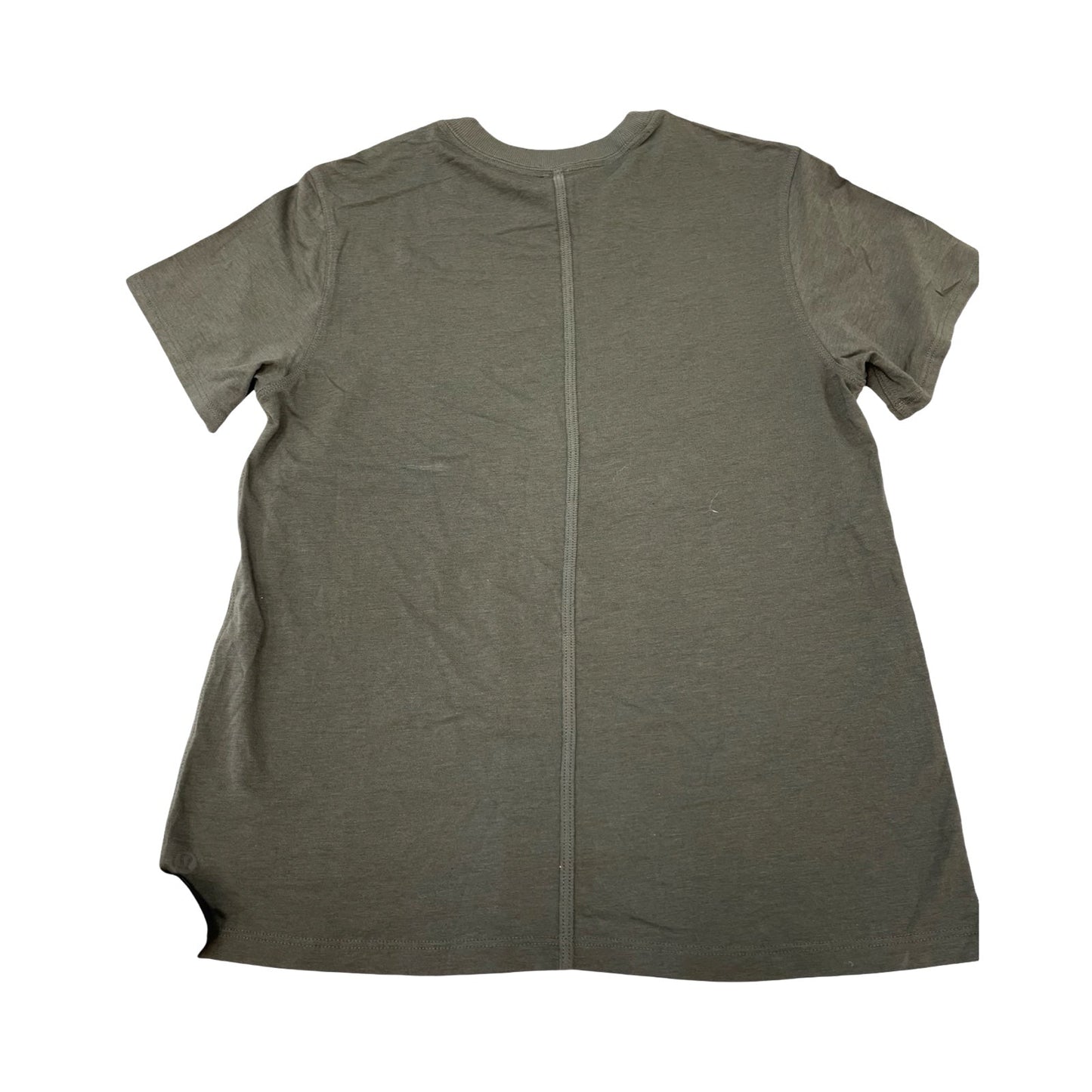Athletic Top Ss By Lululemon In Green, Size:2