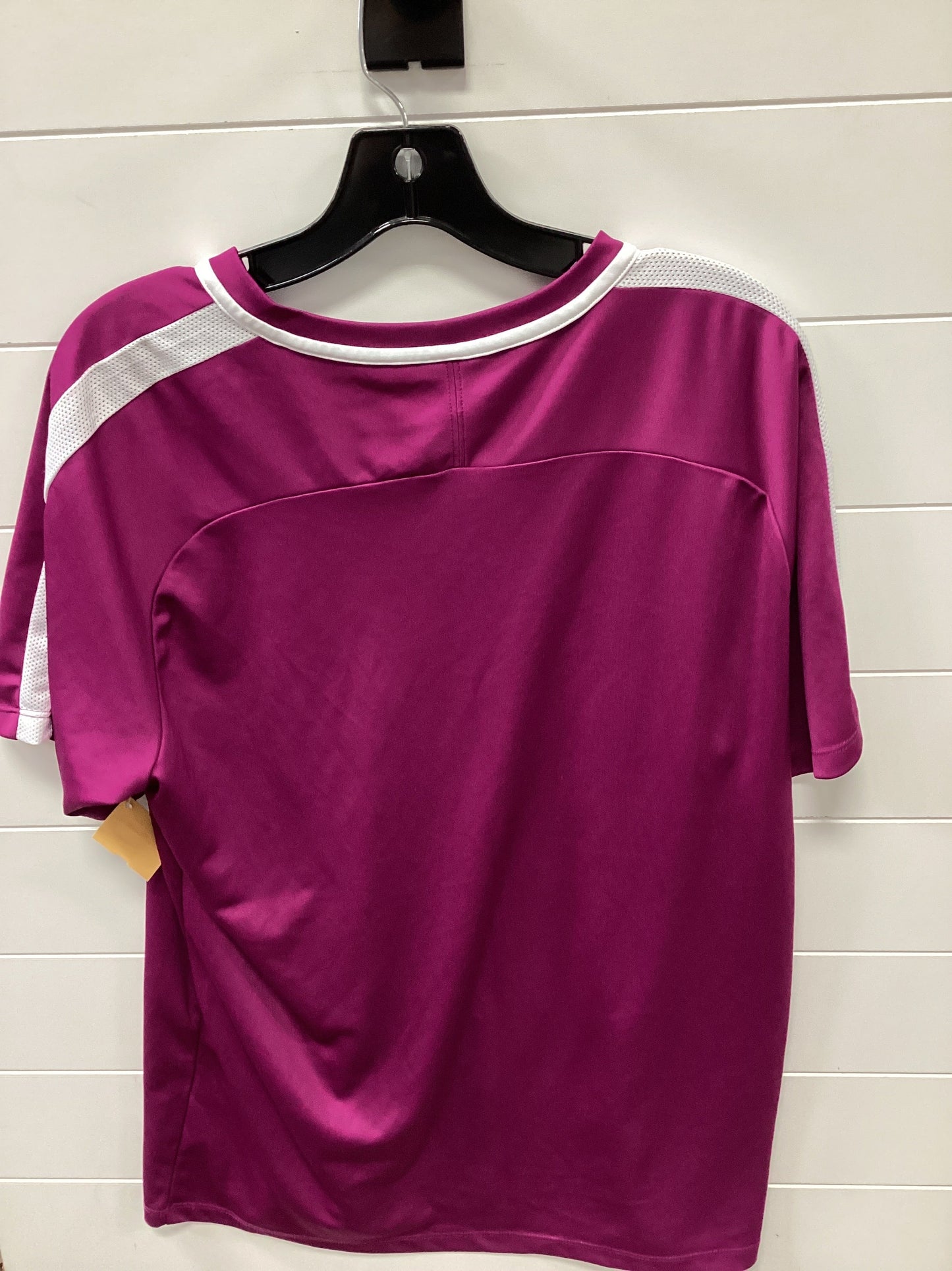 Athletic Top Ss By Nike Apparel In Purple, Size:Xl