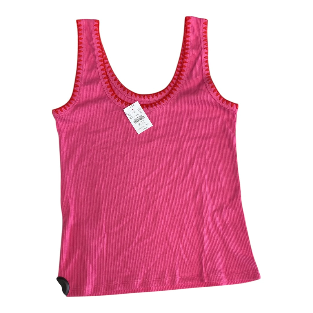 Top Sleeveless By J. Crew In Pink, Size:M
