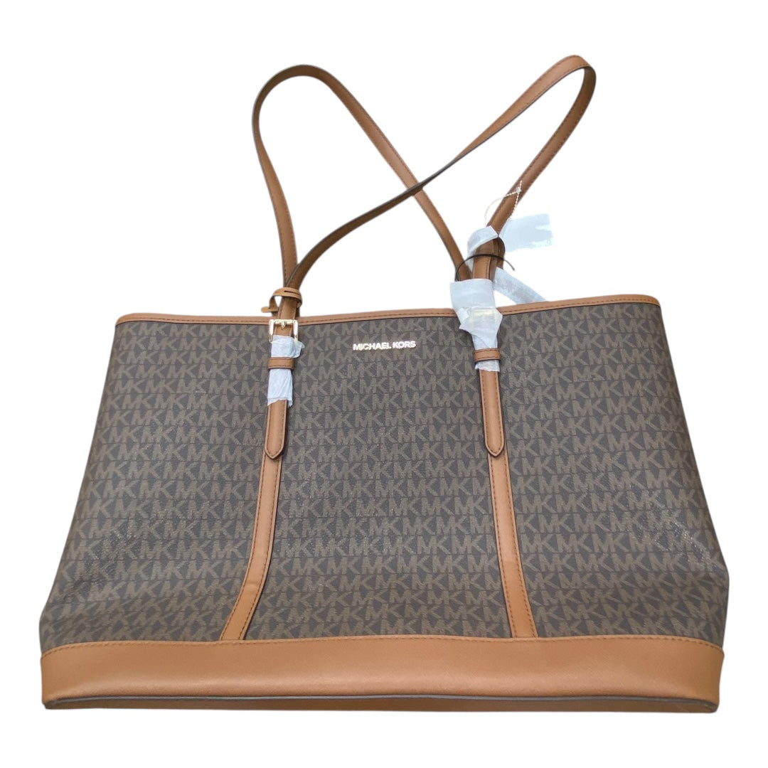 Handbag Designer By Michael Kors In Brown, Size:Large