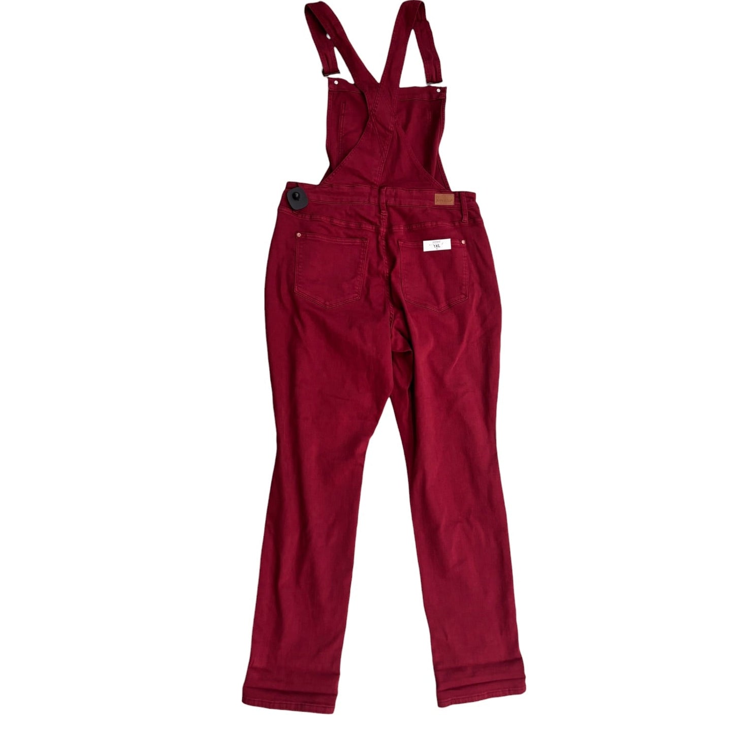 Overalls By Judy Blue In Maroon, Size:1X