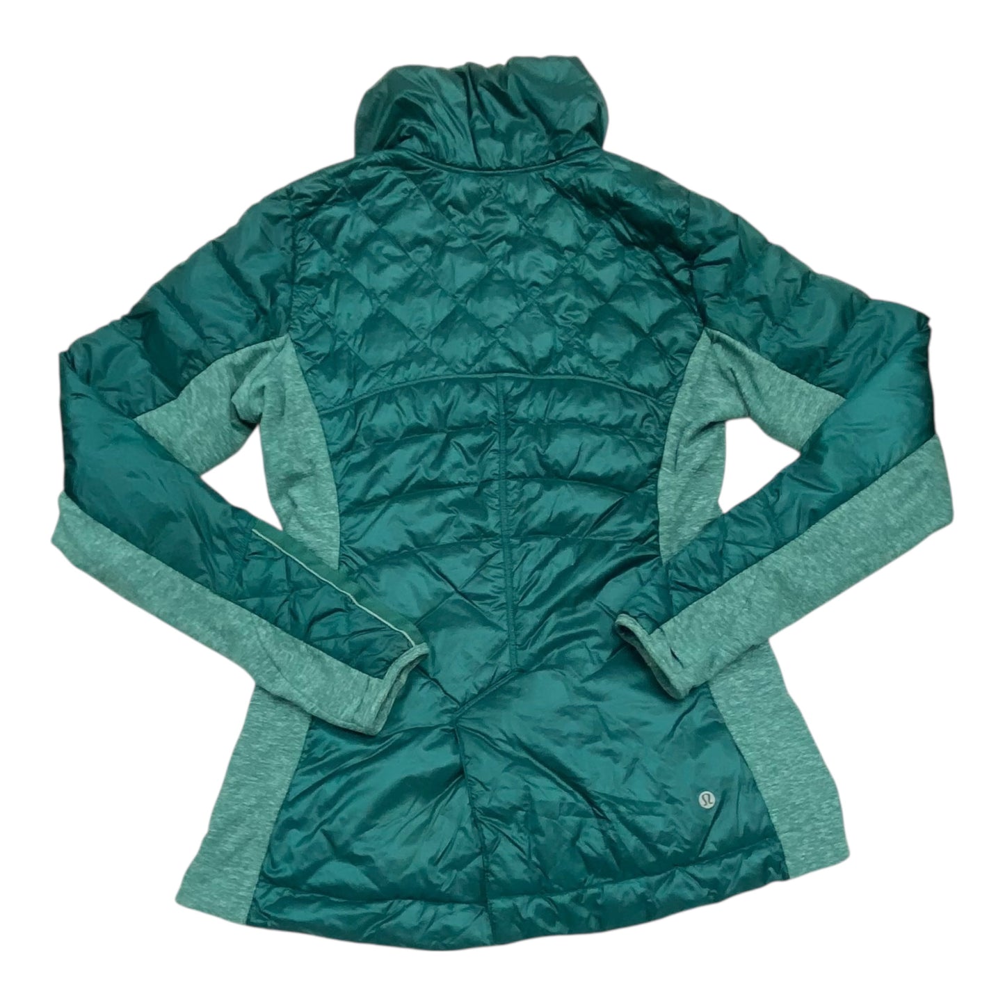Athletic Jacket By Lululemon In Green, Size:6