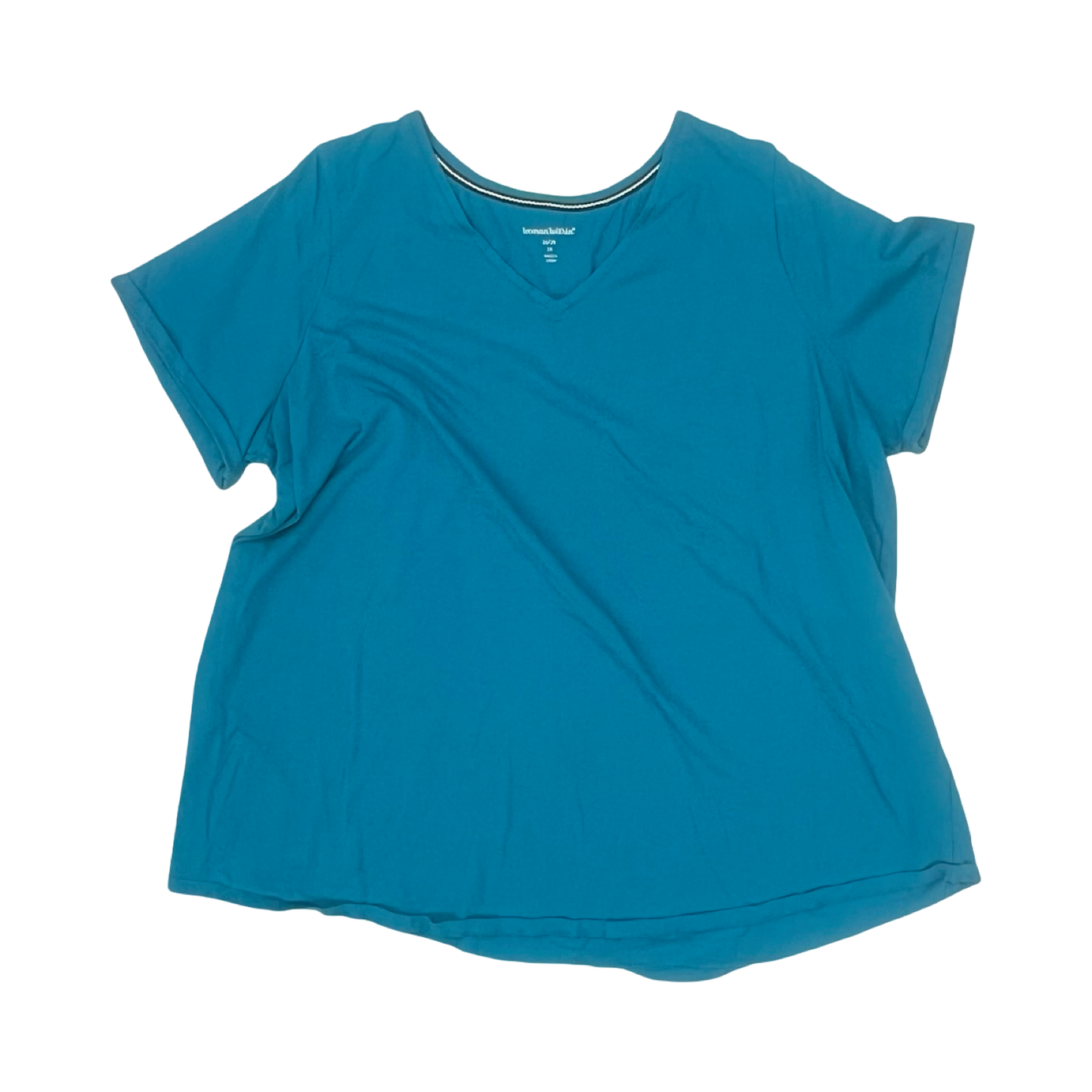 Top Ss By Woman Within In Blue, Size:2X