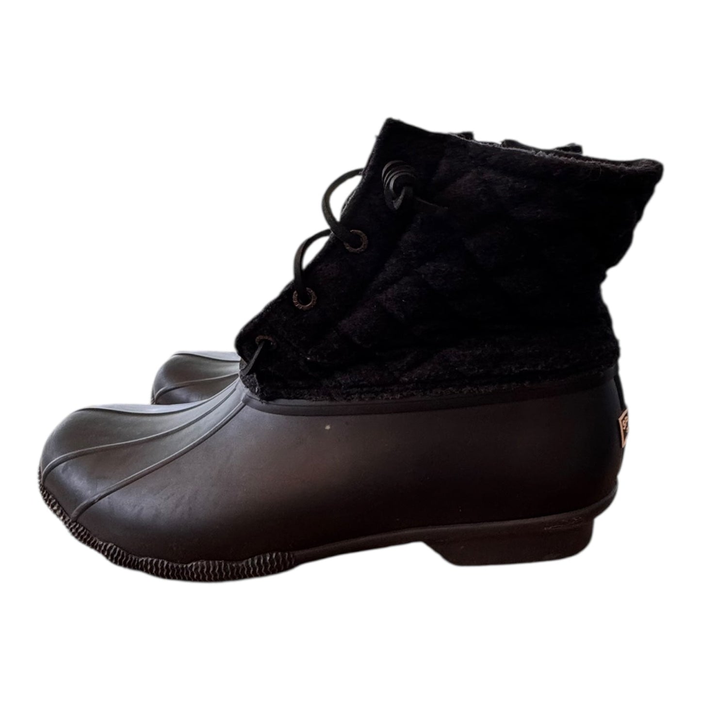 Boots Snow By Sperry In Black, Size:12
