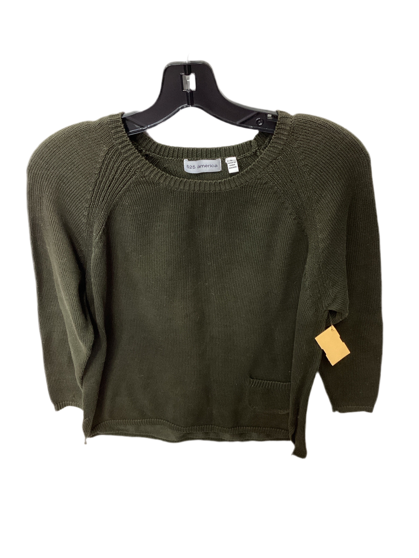 Sweater By 525 America In Green, Size:S