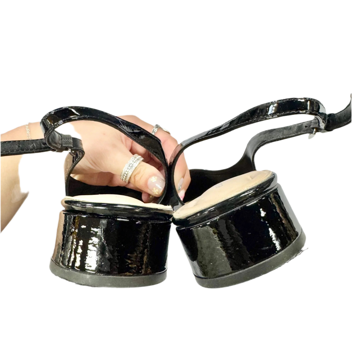Shoes Heels Kitten By Easy Spirit In Black, Size: 10