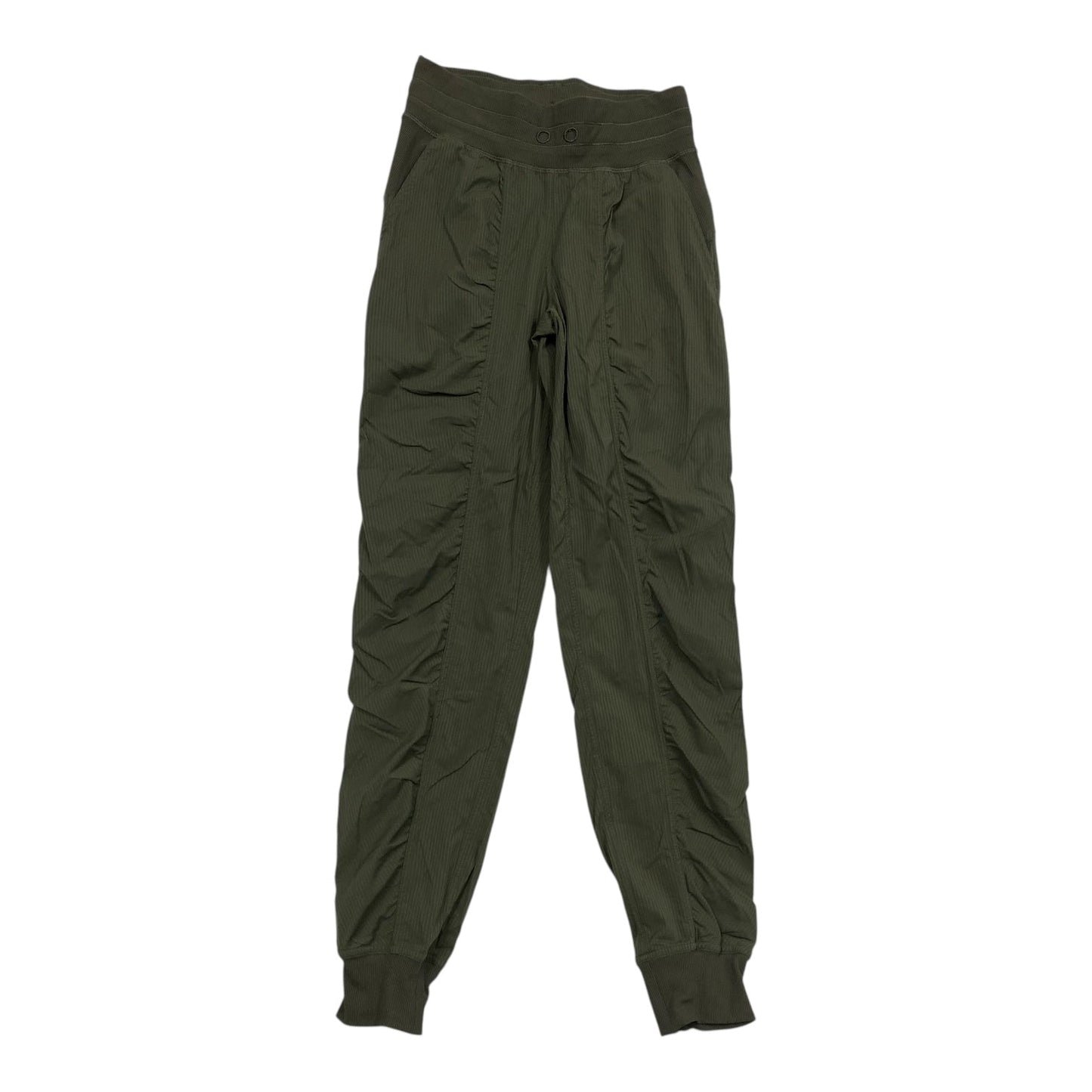 Athletic Pants By Lululemon In Green, Size:2