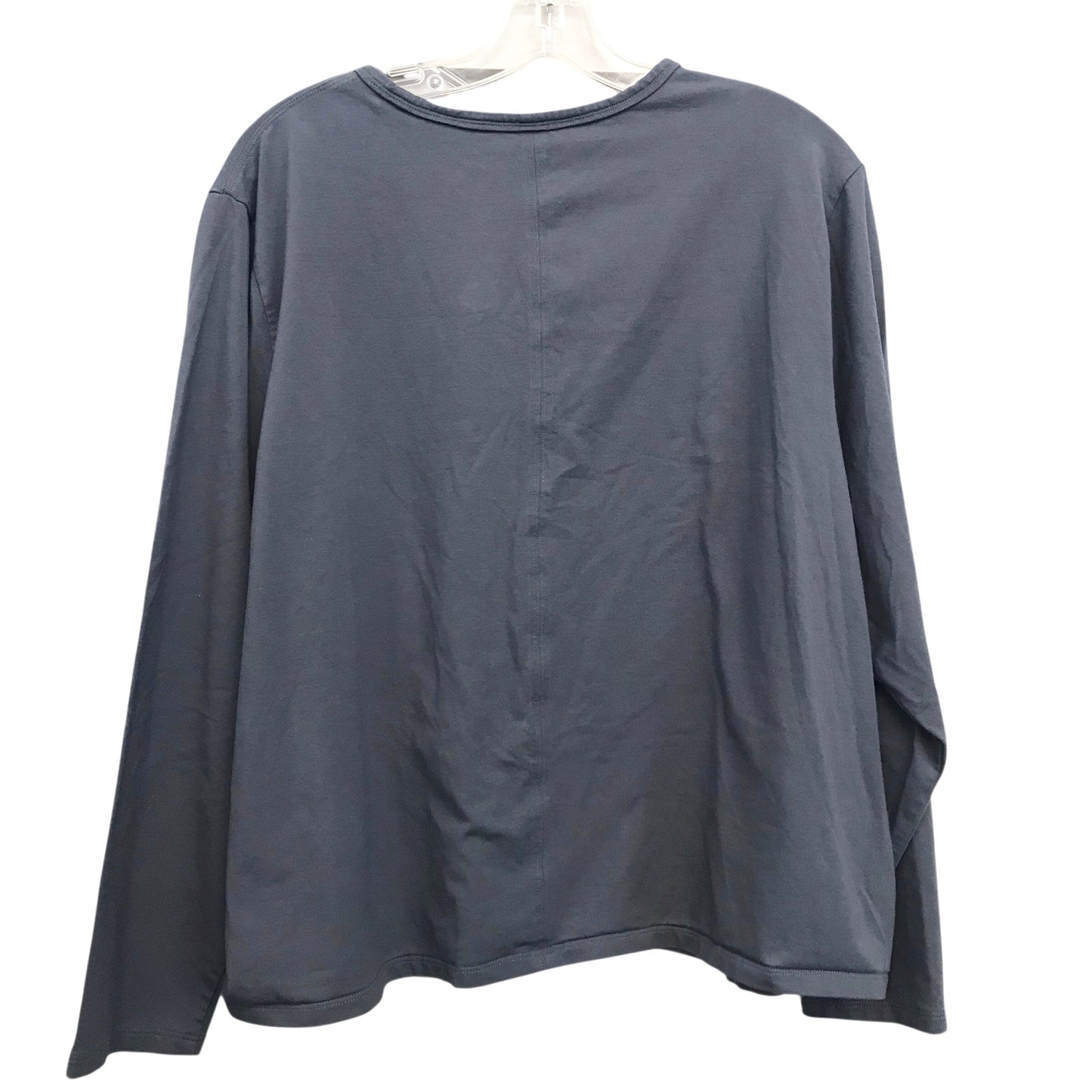 Athletic Top Ls Crewneck By Athleta In Grey, Size:2X