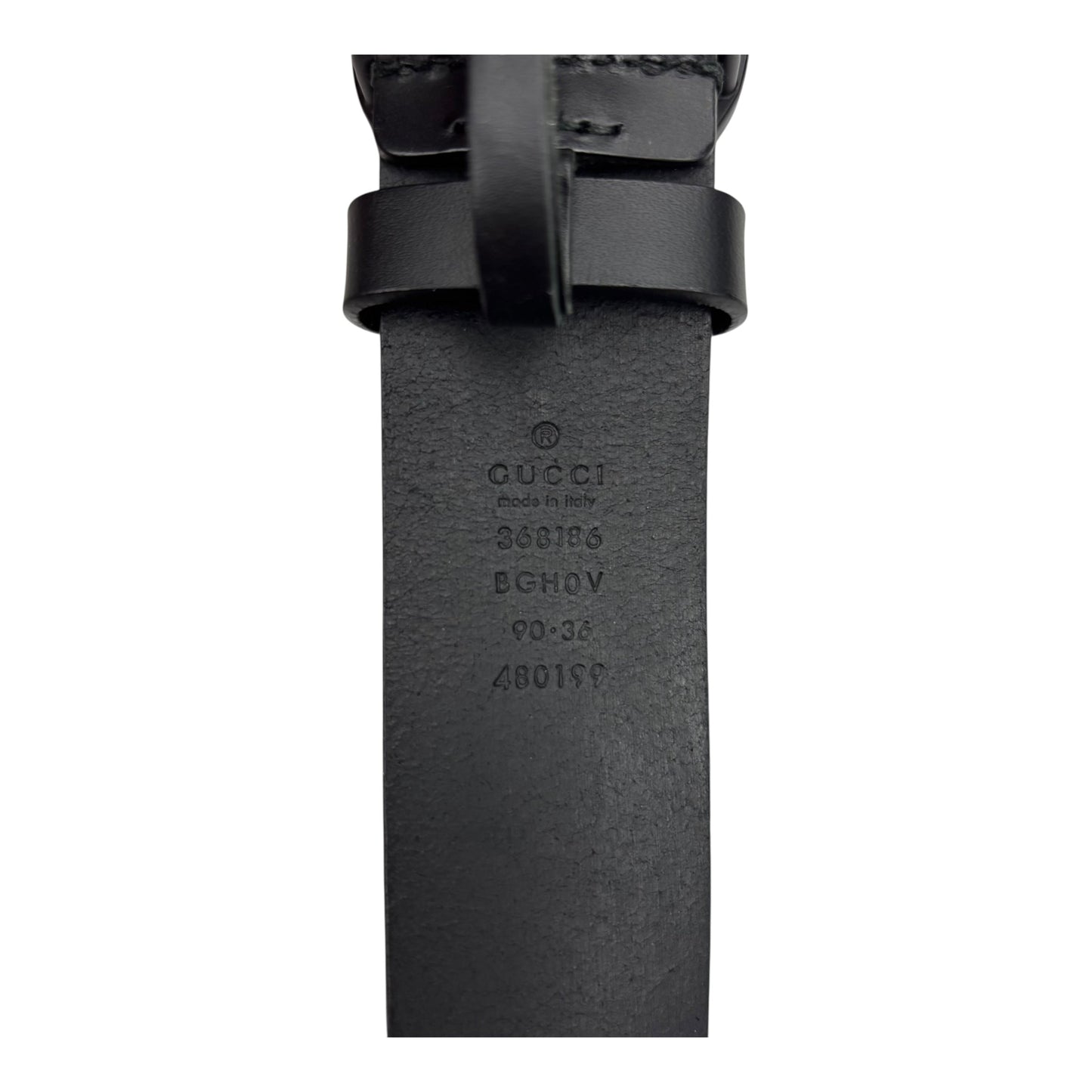 Belt Luxury Designer By Gucci In Black, Size:Small