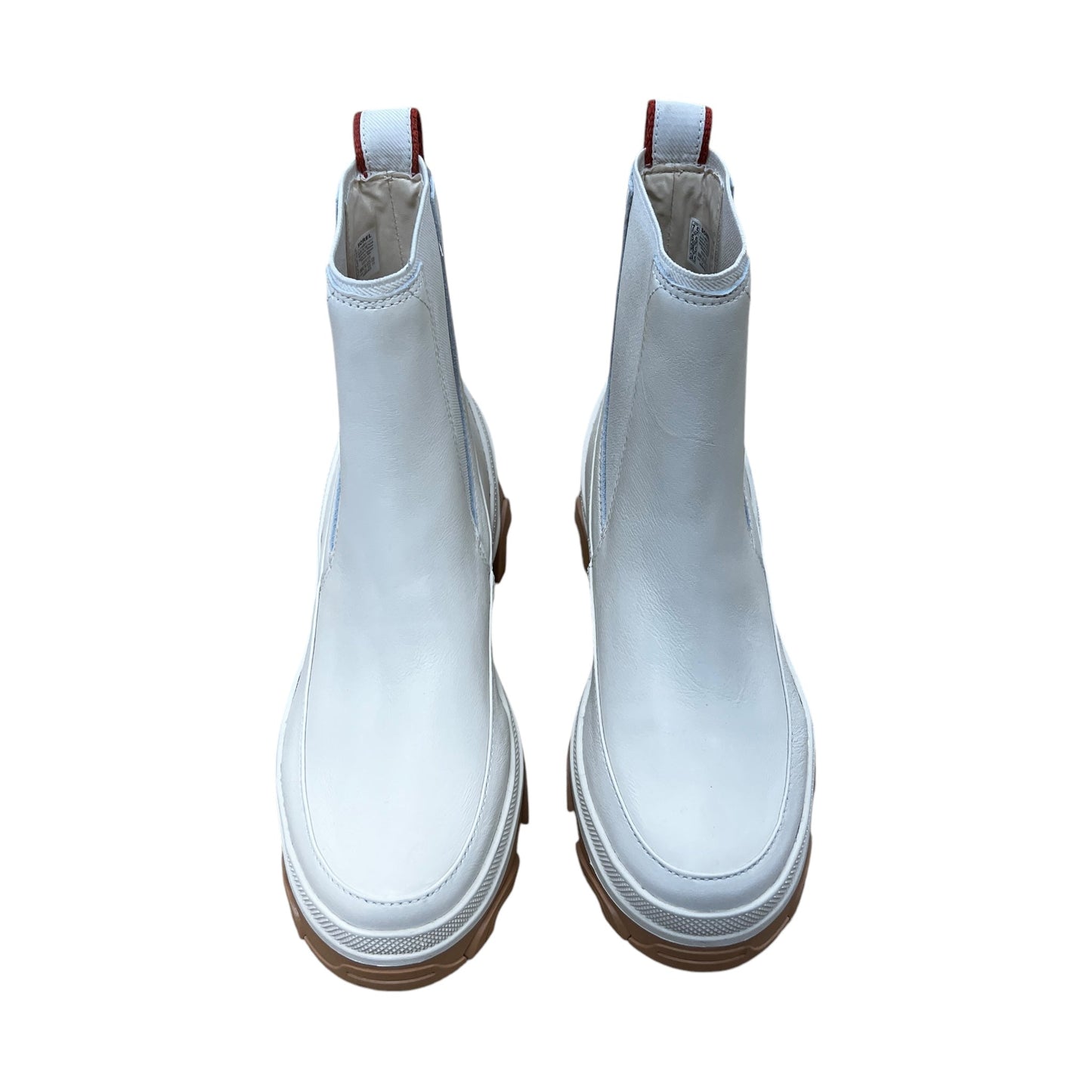 Boots Ankle Flats By Sorel In Cream, Size:7.5