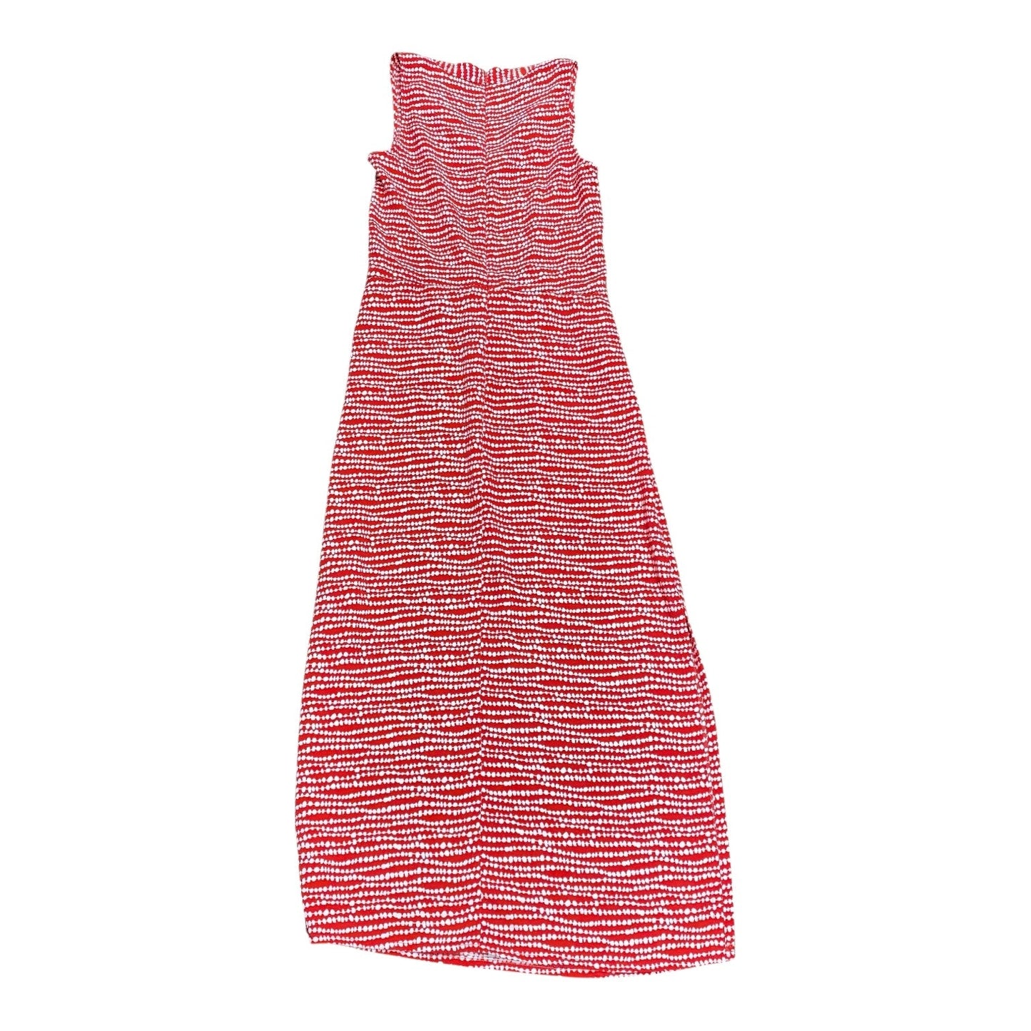 Dress Casual Maxi By Halogen In Red & White, Size:S