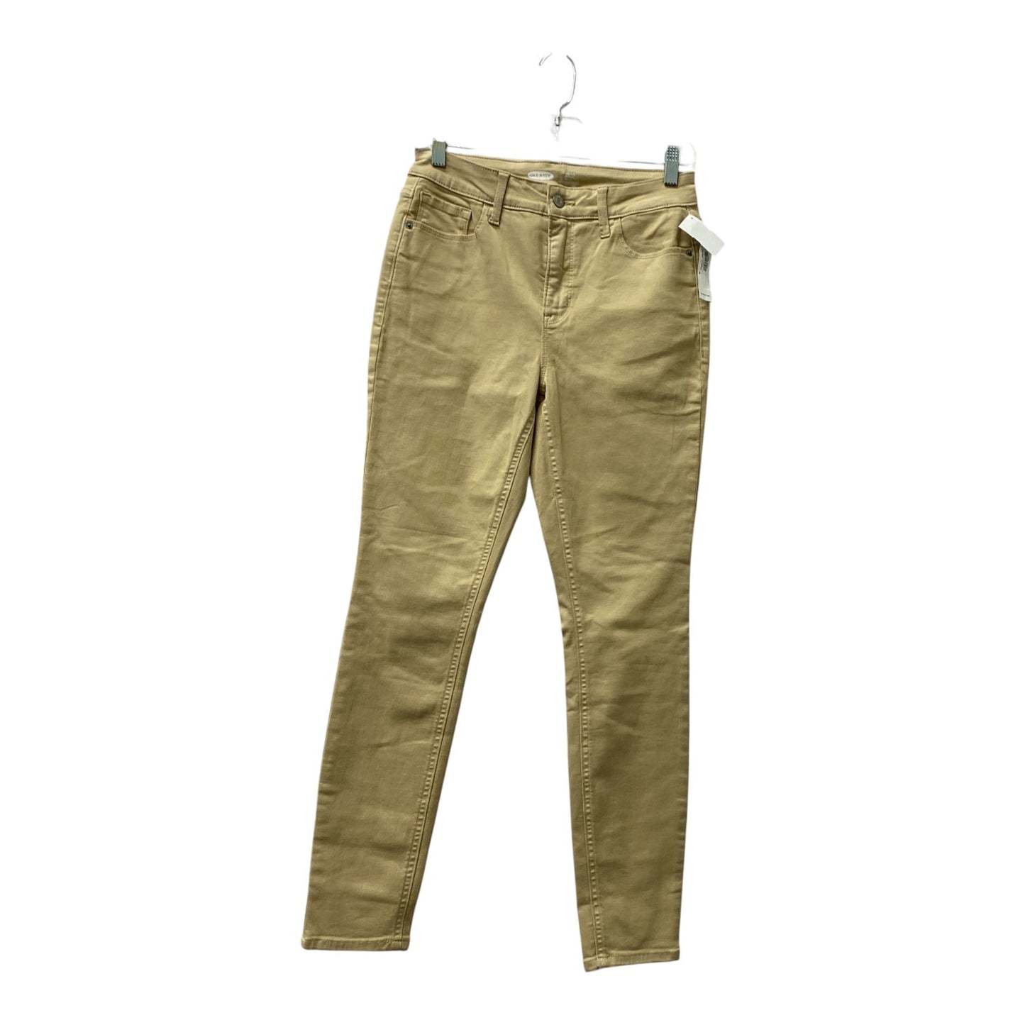 Jeans Skinny By Old Navy In Tan, Size:8