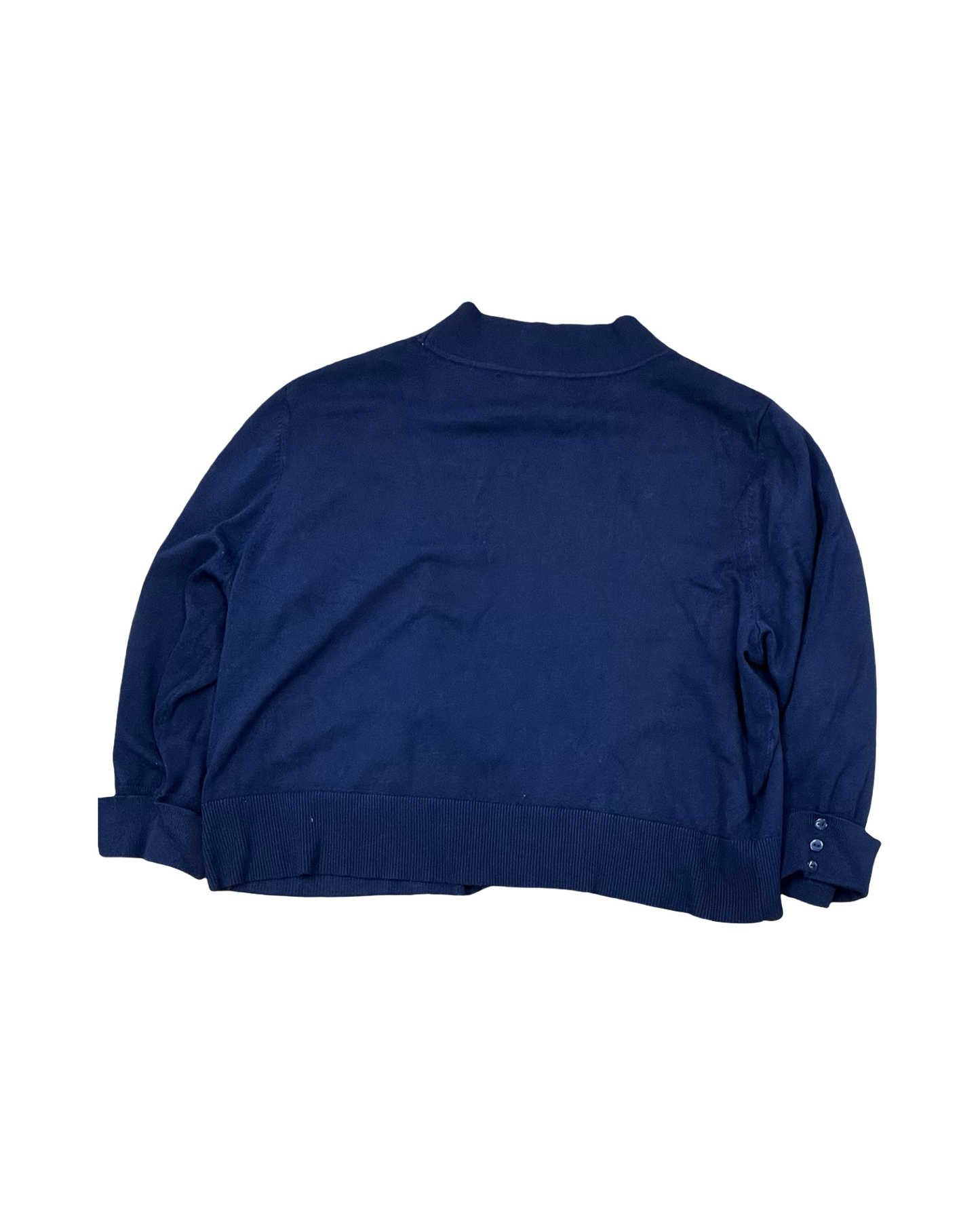 Cardigan By Cj Banks In Blue, Size:2X