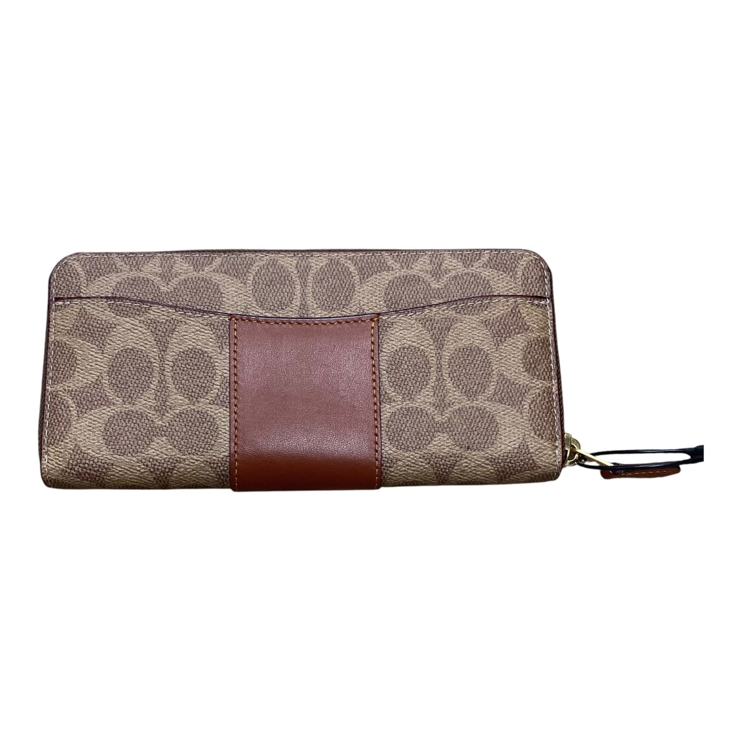 Wallet Designer By Coach In Brown, Size:Large