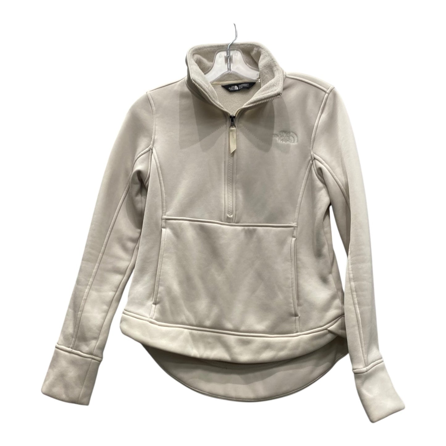 Athletic Sweatshirt Collar By The North Face In Cream, Size:Xs