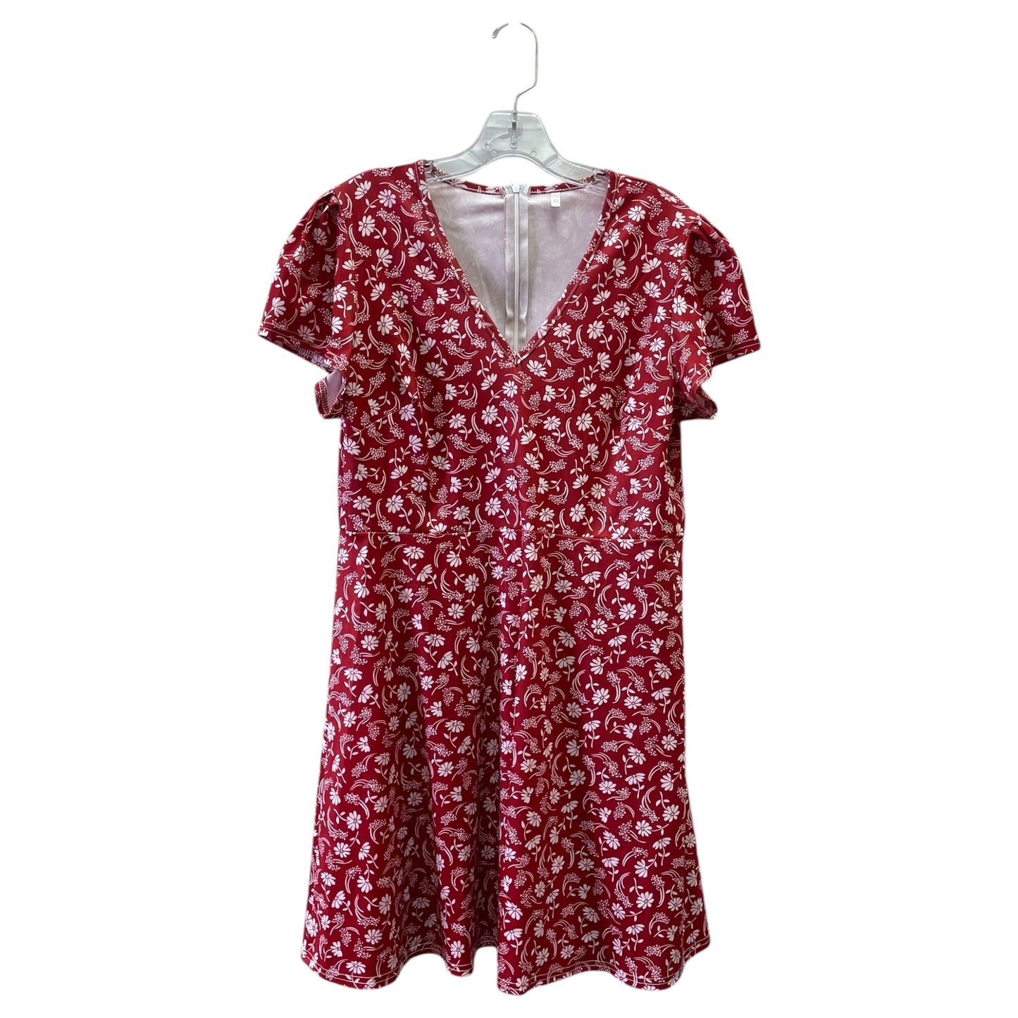 Dress Casual Short By In Red & White, Size:Xl