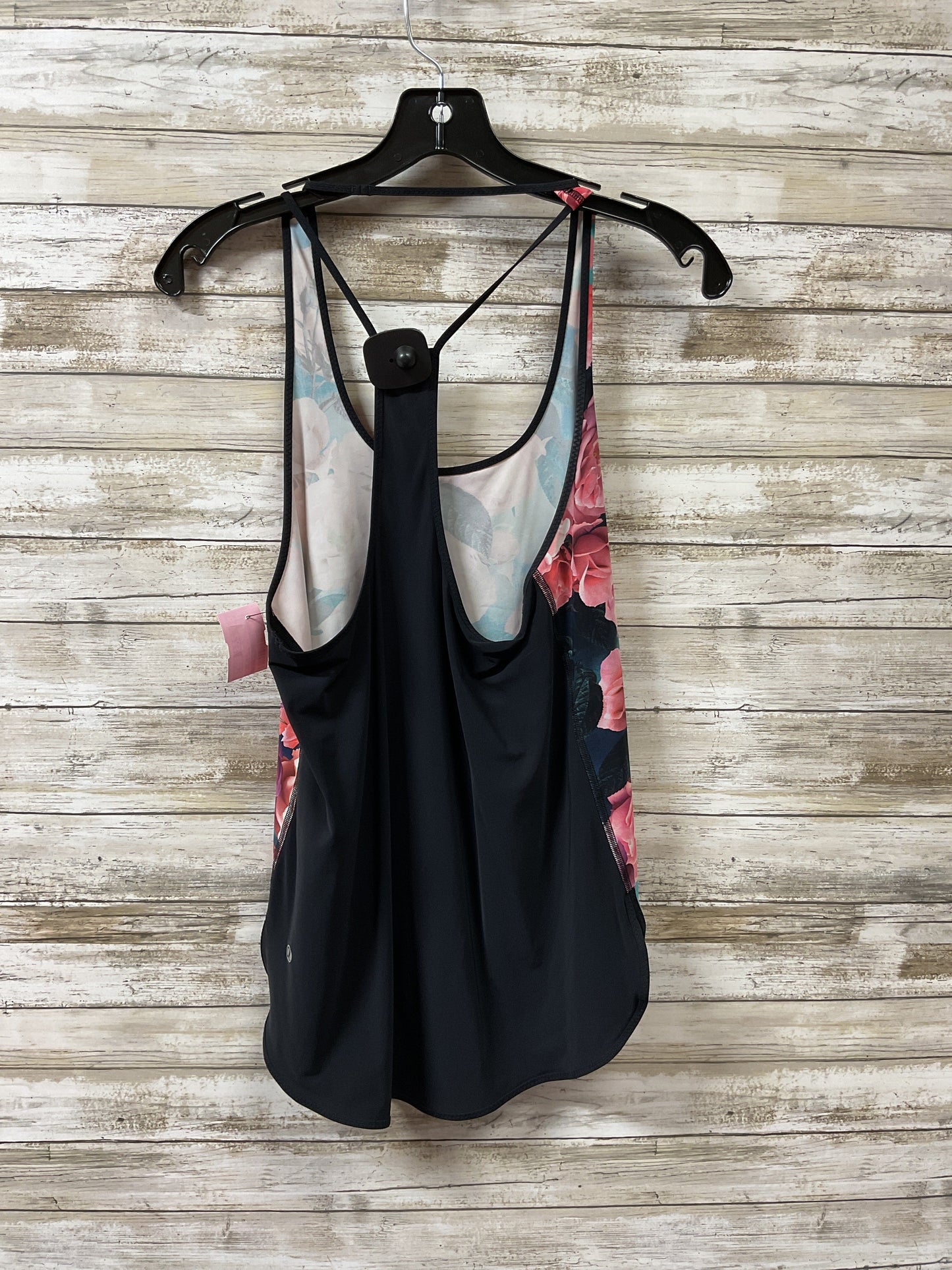 Athletic Tank Top By Lululemon In Floral Print, Size:S