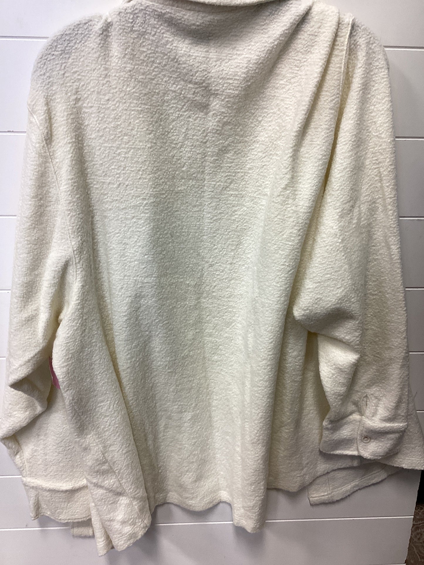 Jacket Fleece By Pink In Cream, Size:Xl