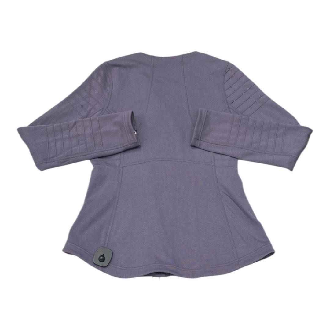 Athletic Jacket By Athleta In Purple, Size:M