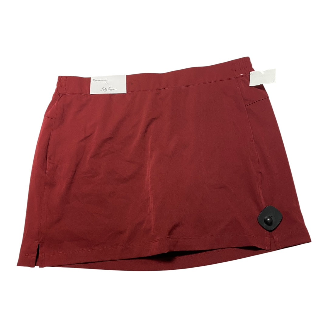 Athletic Skort By Lady Hagen In Red, Size:Xl