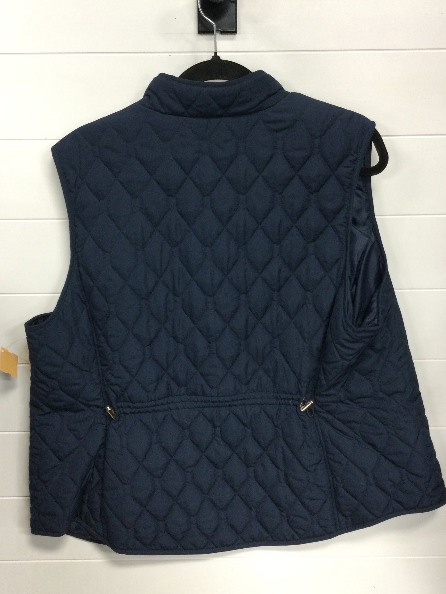 Vest Other By Croft And Barrow In Navy, Size:1X