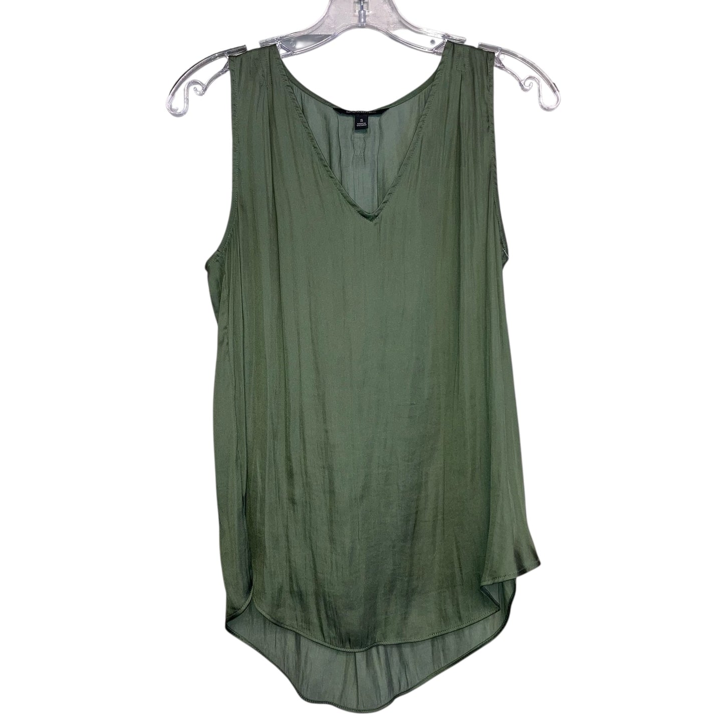 Top Sleeveless By Banana Republic In Green, Size:S
