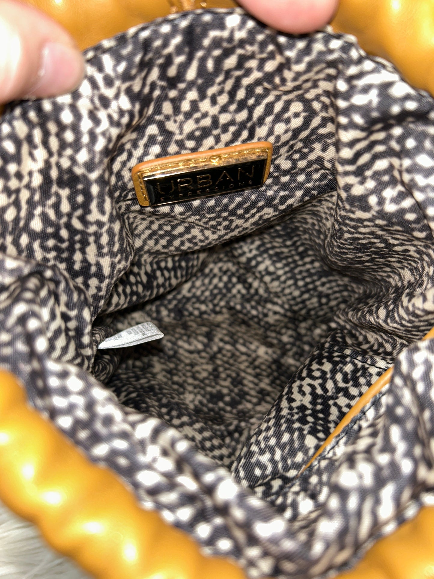 Handbag By Urban Expressions In Yellow, Size:Small