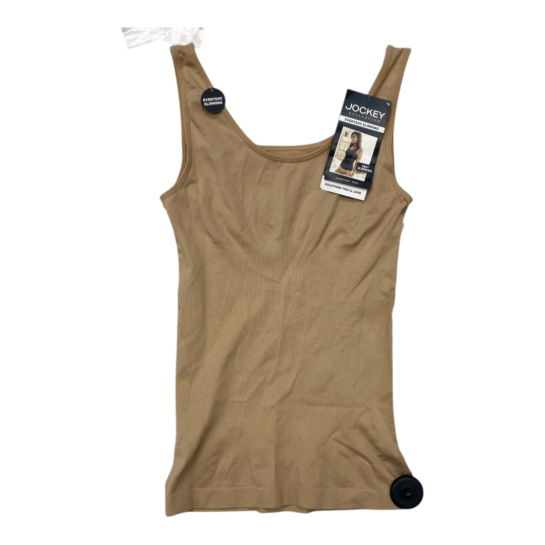Top Sleeveless Basic By Jockey In Tan, Size:S