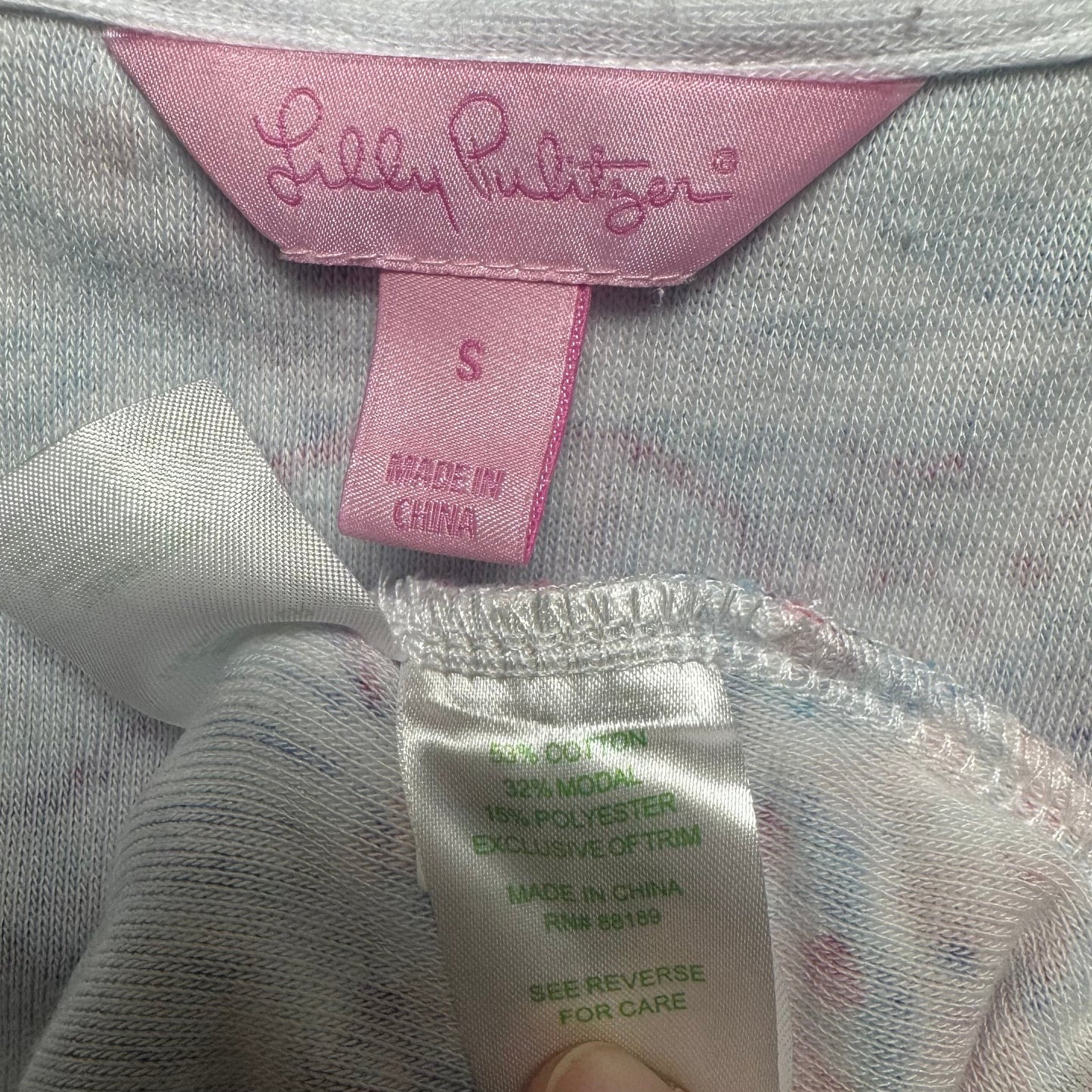 Higgs Hooded Coverup Designer By Lilly Pulitzer In Pinchers Picnic, Size: S