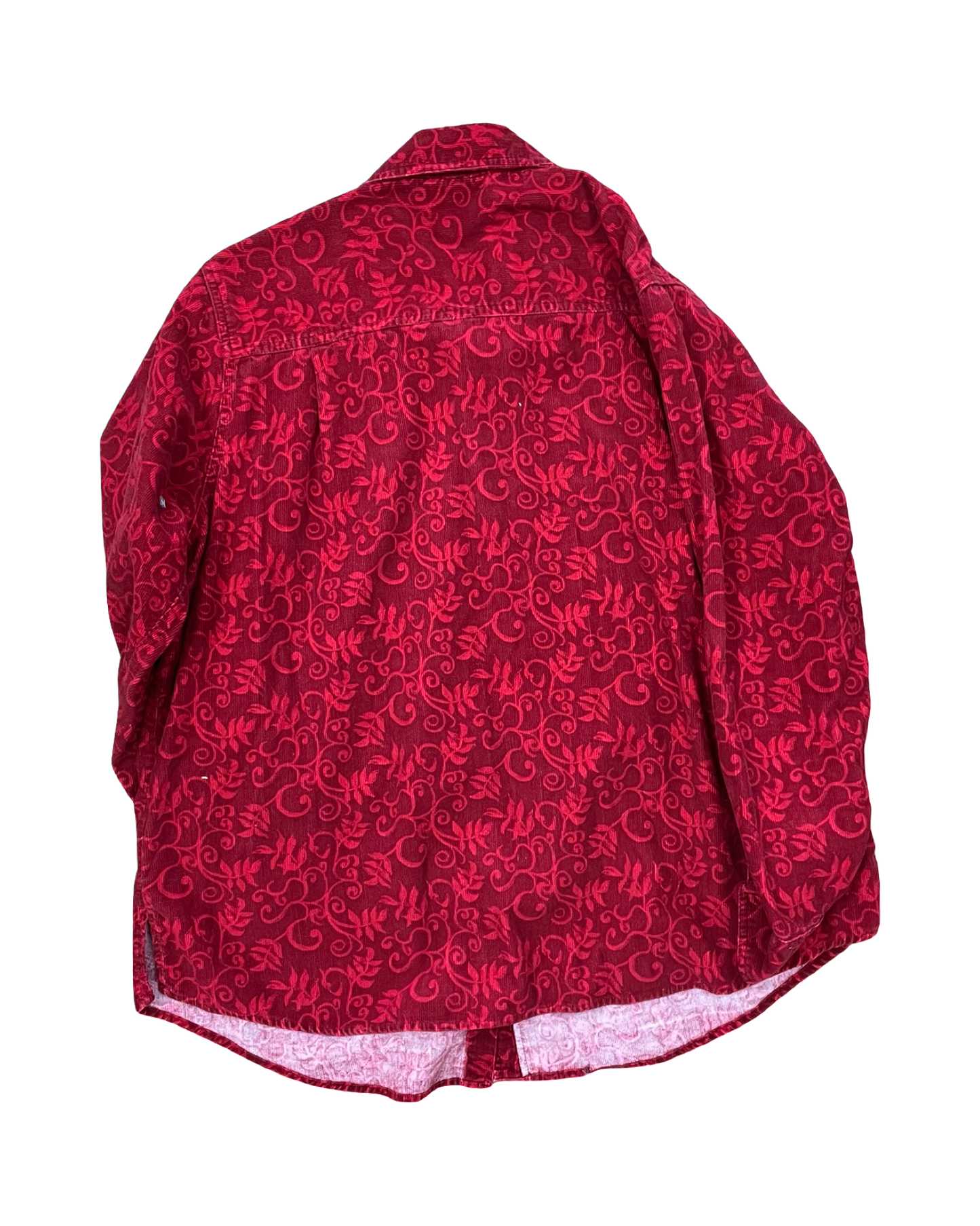 Blouse Ls By Faded Glory In Red, Size:18