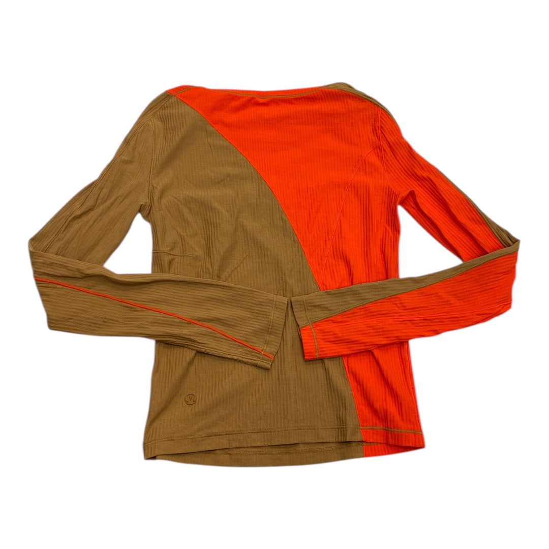 Athletic Top Ls Crewneck By Lululemon In Multi, Size:S