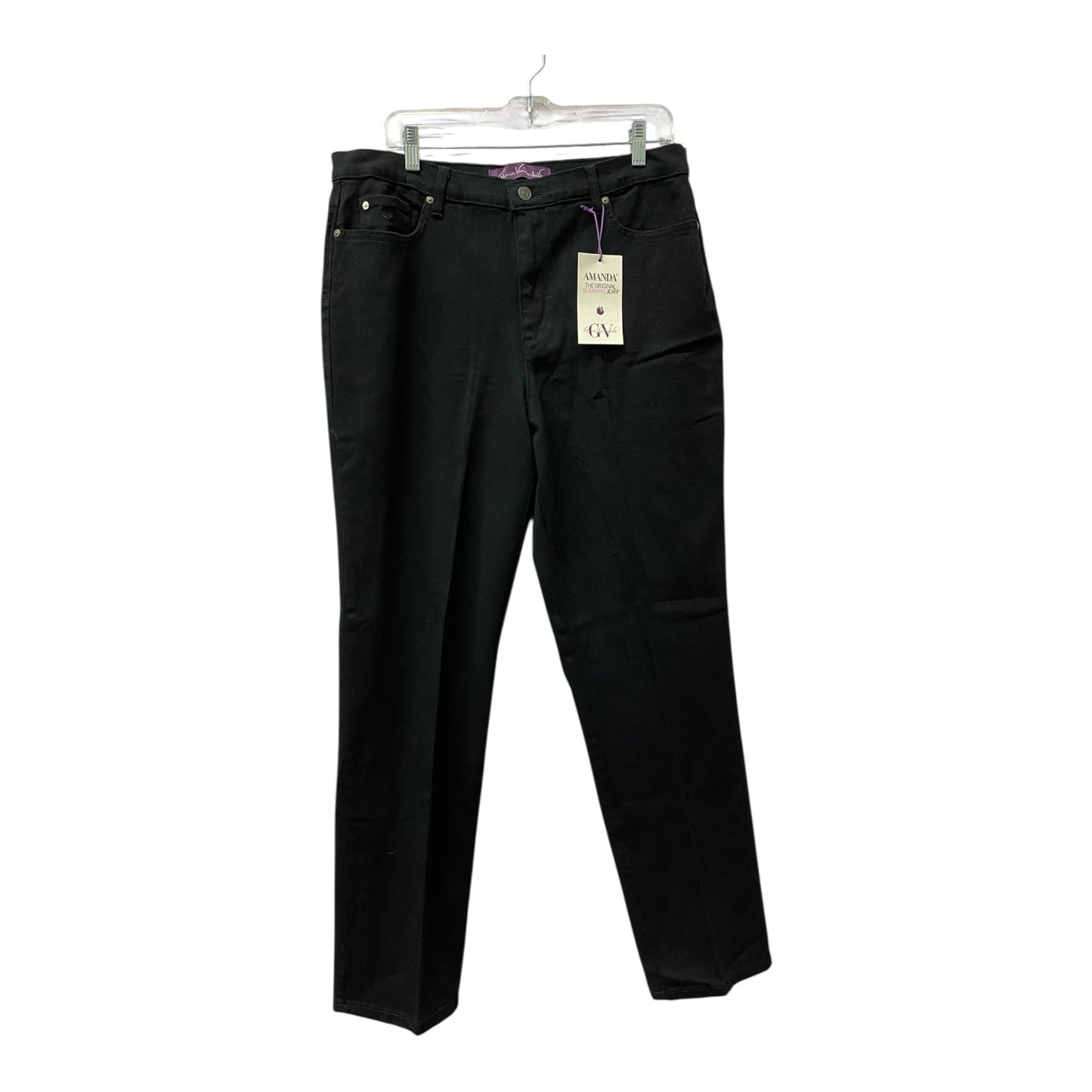 Jeans Skinny By Gloria Vanderbilt In Black, Size:14