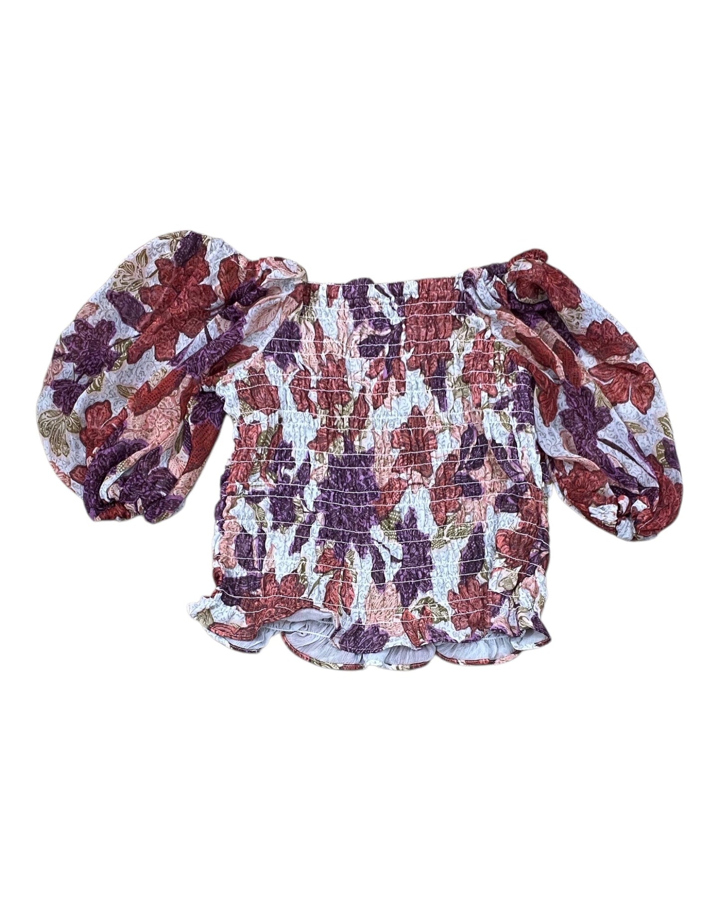 Top Ss By Old Navy In Purple & Tan, Size:L