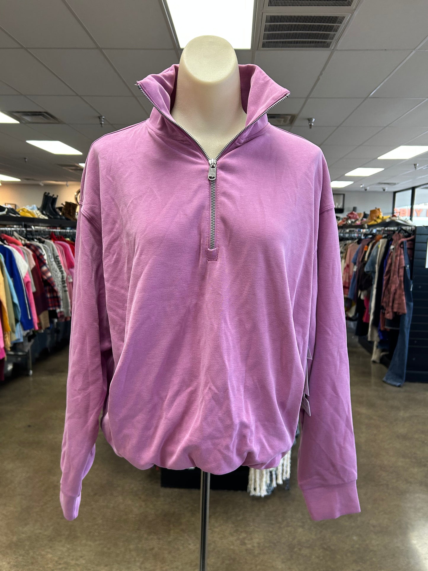 Athletic Jacket By Athleta In Pink, Size:S