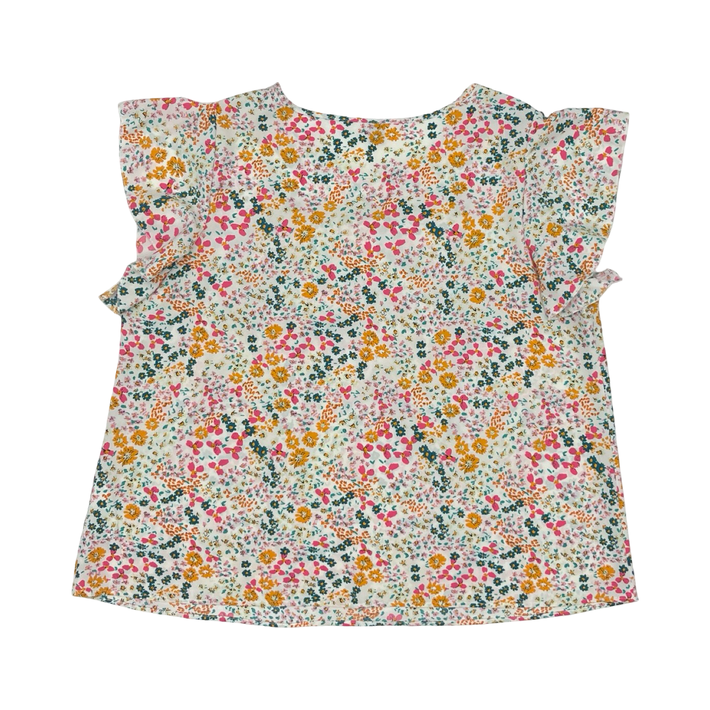 Blouse Ss By Shein In Floral Print, Size:3X
