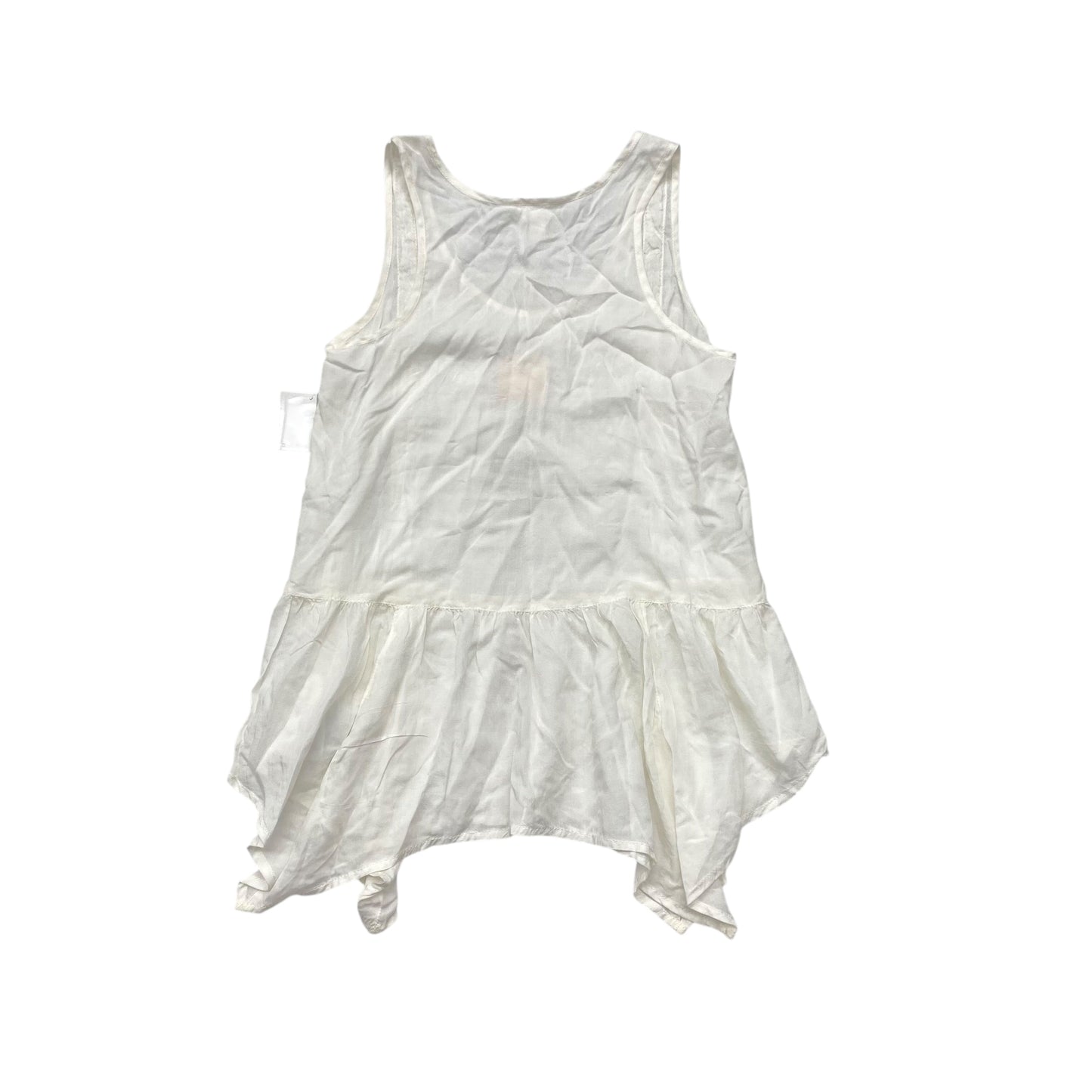 Top Sleeveless By Sun & Shadow In White, Size:L