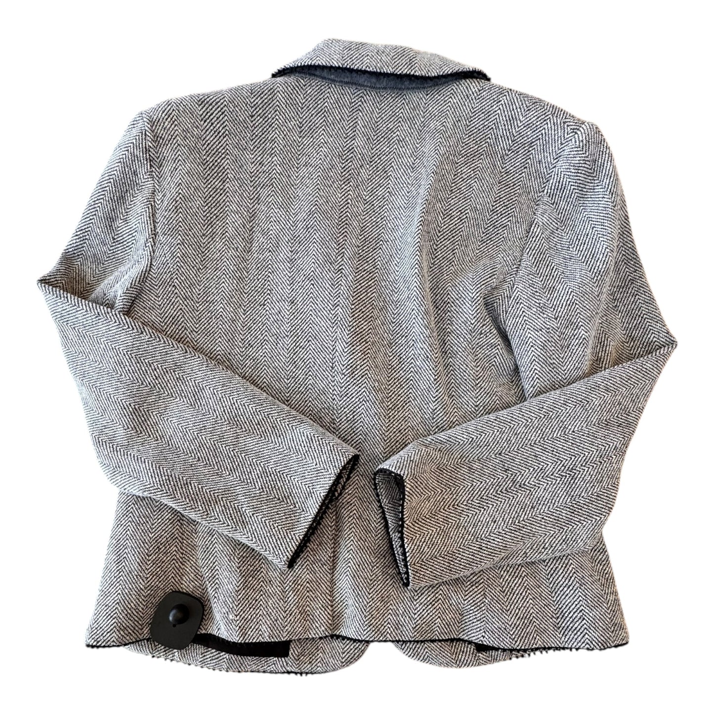 Blazer By Ann Taylor In Black & Grey, Size:6