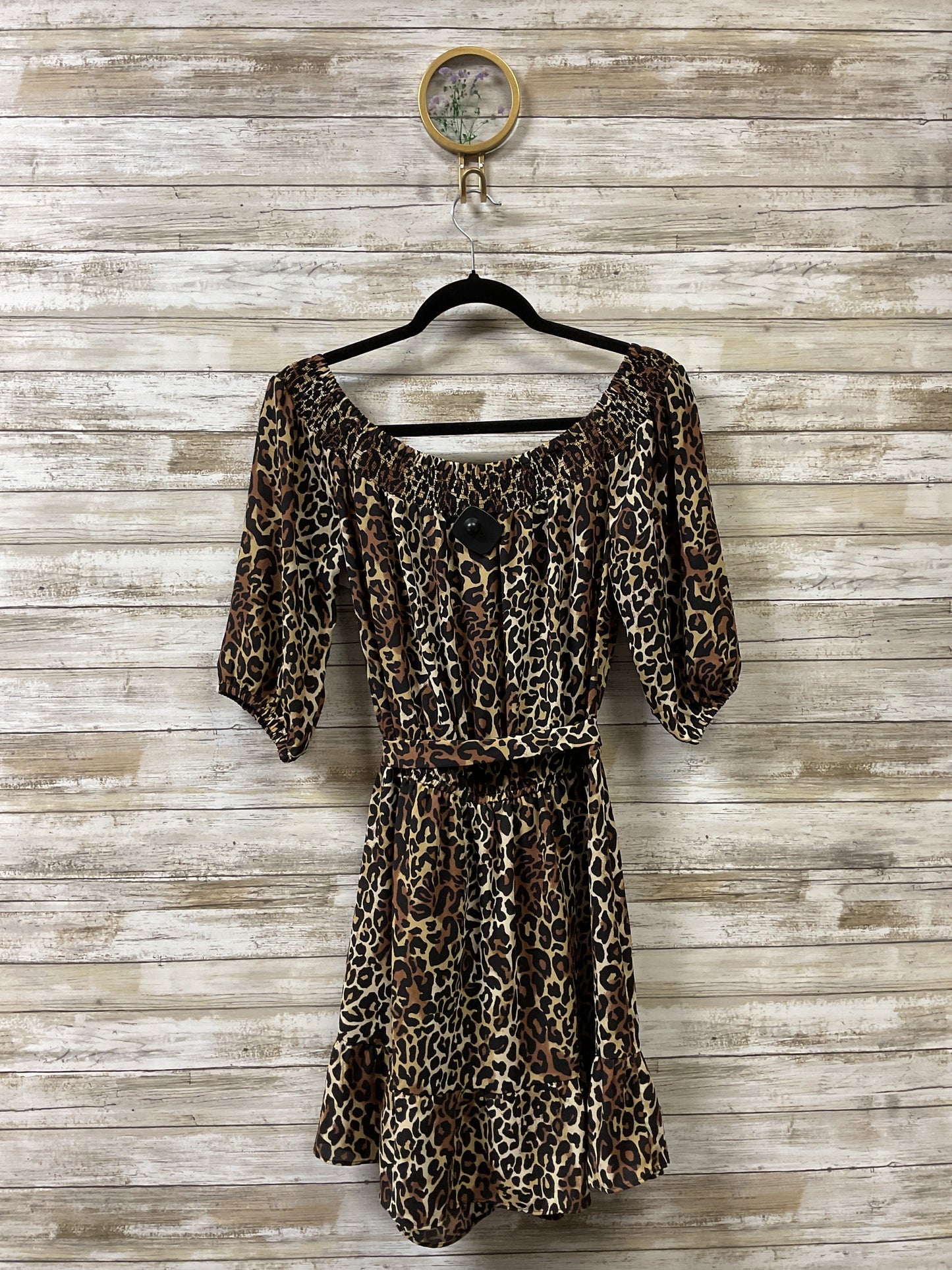 Romper Designer By Lilly Pulitzer In Animal Print, Size:M