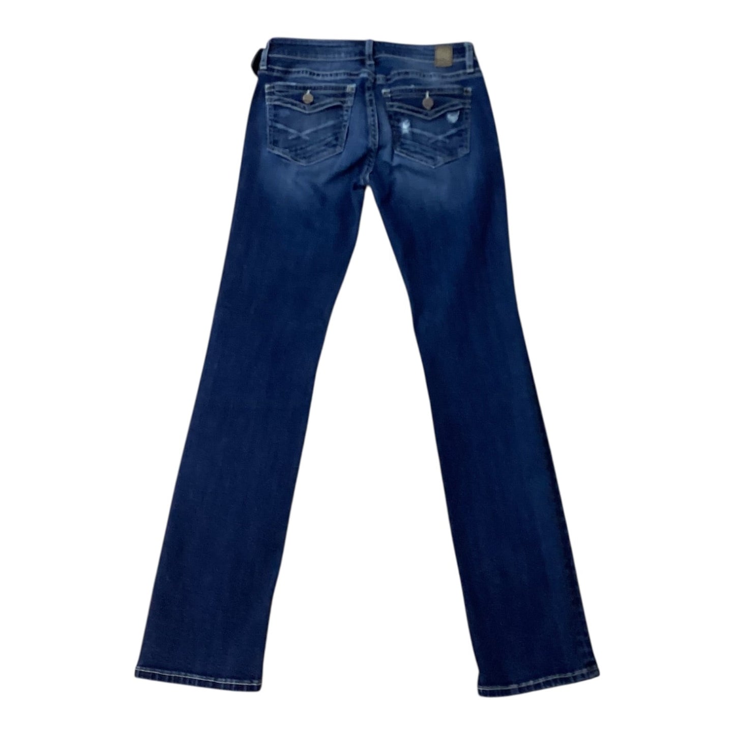 Jeans Straight By Bke In Blue Denim, Size:4
