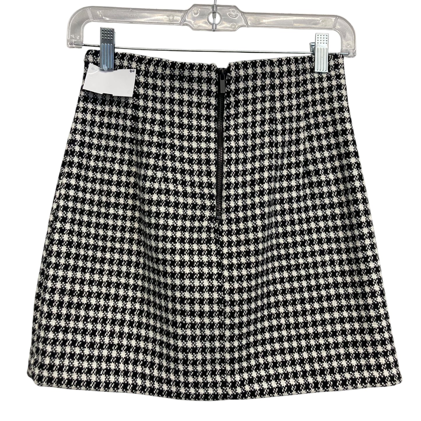 Skirt Mini & Short By Zara In Black & White, Size:0