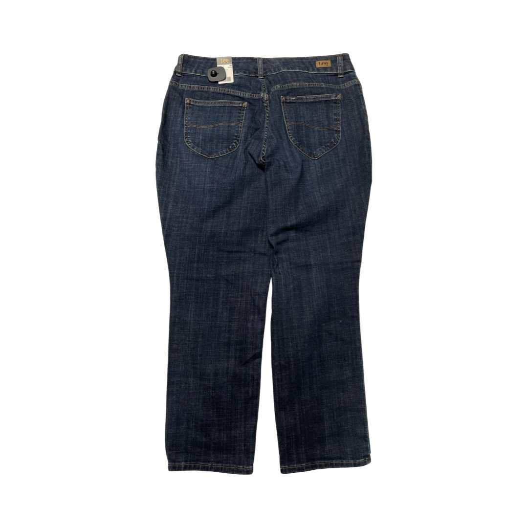 Jeans Straight By Lee In Blue, Size:20